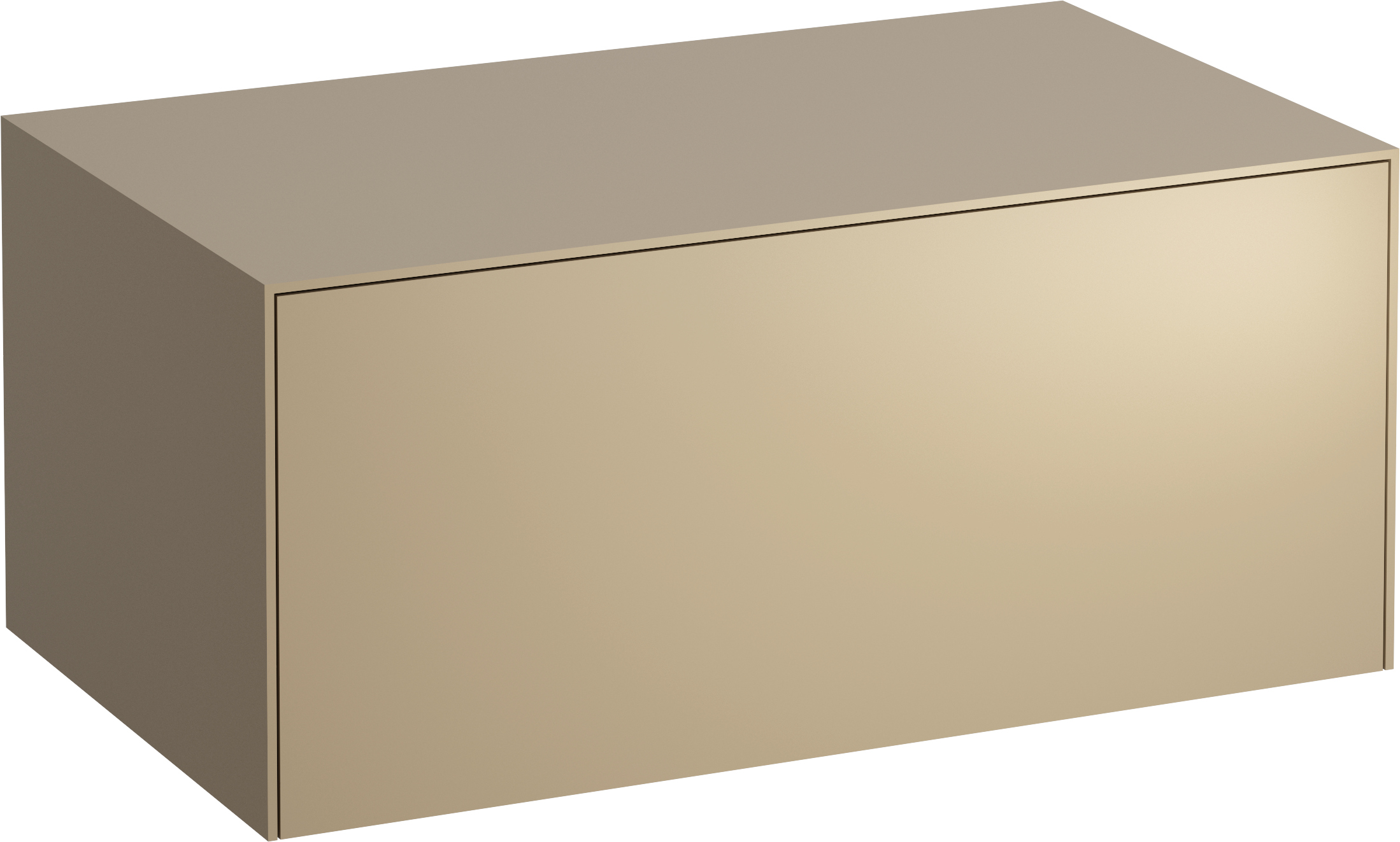 Laufen Sonar szekrény pulttal 77.5x45.5x34 cm mosdókagyló alá akasztható arany H4054100340401
