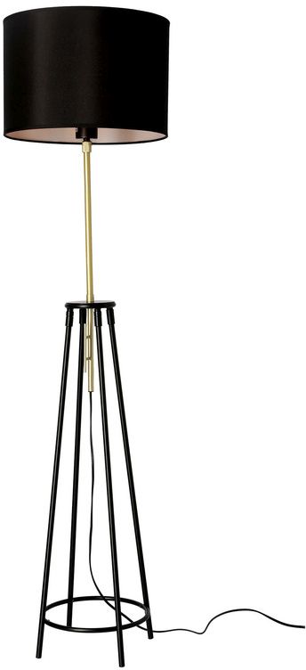 Candellux Tegola állólámpa 1x60 W fekete-aranysárga 51-00071