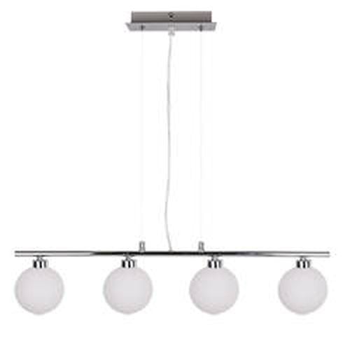 Candellux Raisa függőlámpa 4x40 W fehér-króm 34-01399