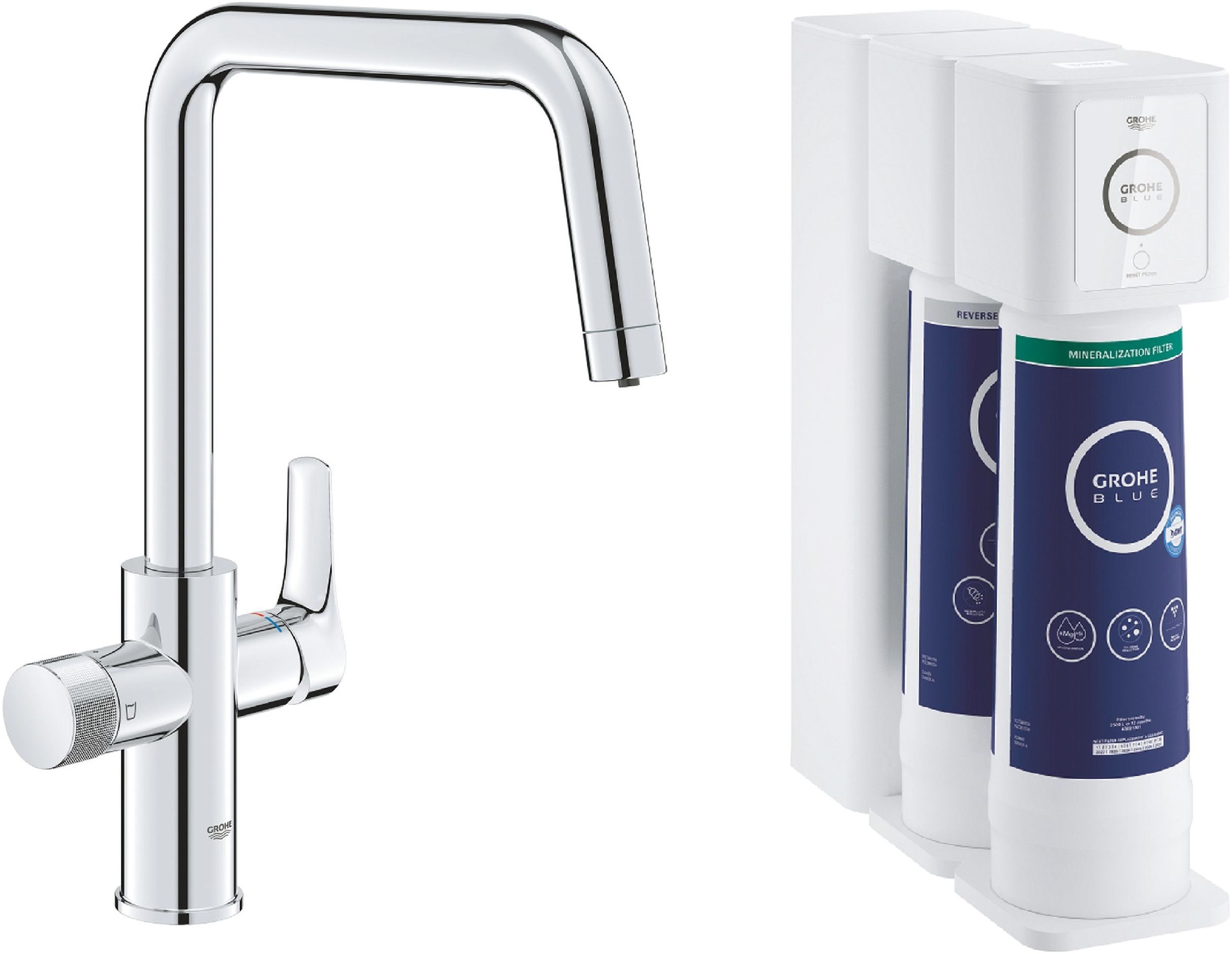 Készlet indítókészlet Grohe Blue 40878000, csaptelepek víztisztító berendezésekhez Grohe Blue 30595000