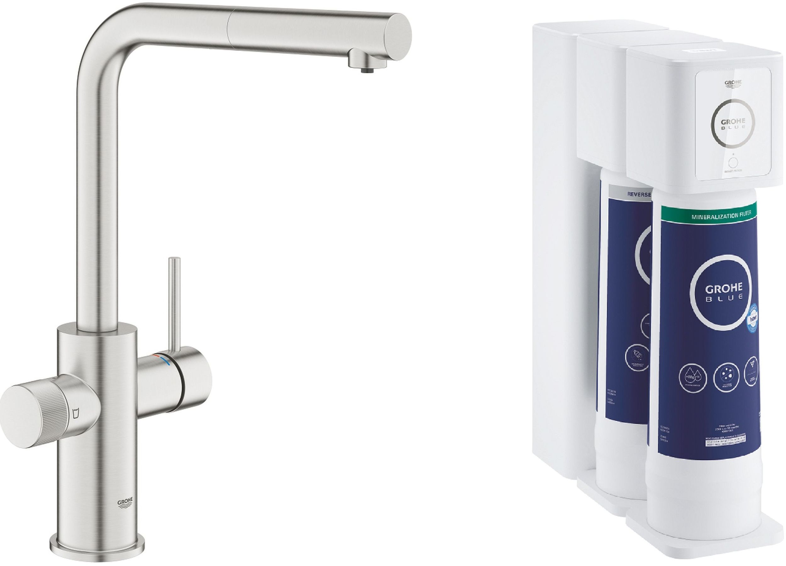 Set indítókészlet Grohe Blue 40878000, csaptelepek víztisztító berendezésekhez Grohe Blue 30601DC0