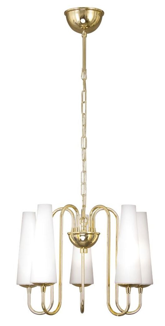 Zuma Line Magnum függőlámpa 5x40 W fehér-arany 1127