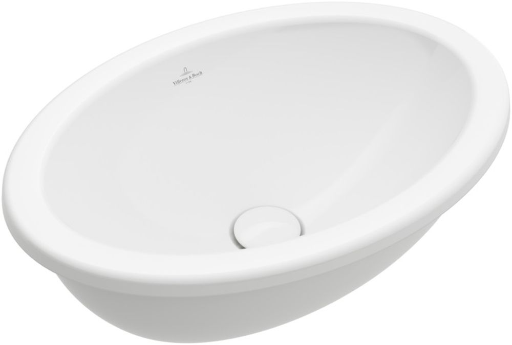 Villeroy & Boch Loop & Friends mosdótál 50x36 cm ovális süllyesztett fehér 4A610101