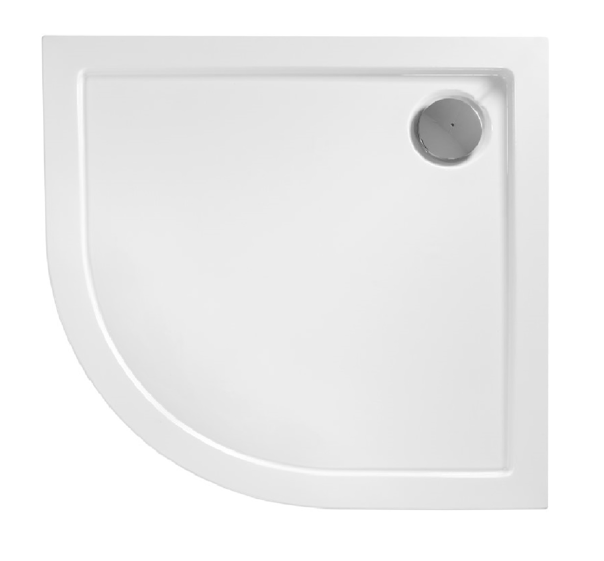 Rea Look zuhanytálca 80x80 cm fehér REA-K7908