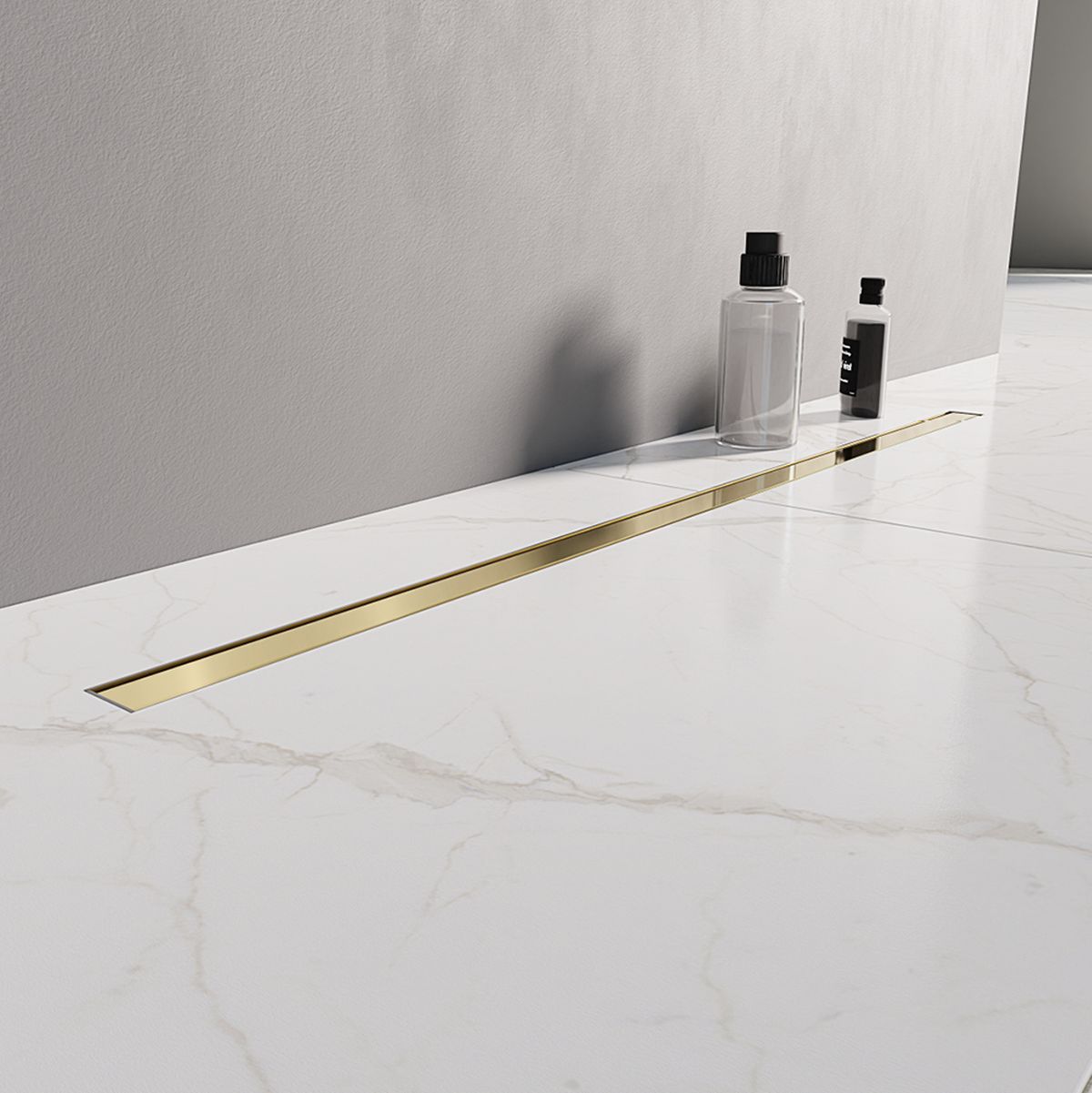 New Trendy Visio Slim Gold lineáris lefolyó 90 cm arany OL-0084