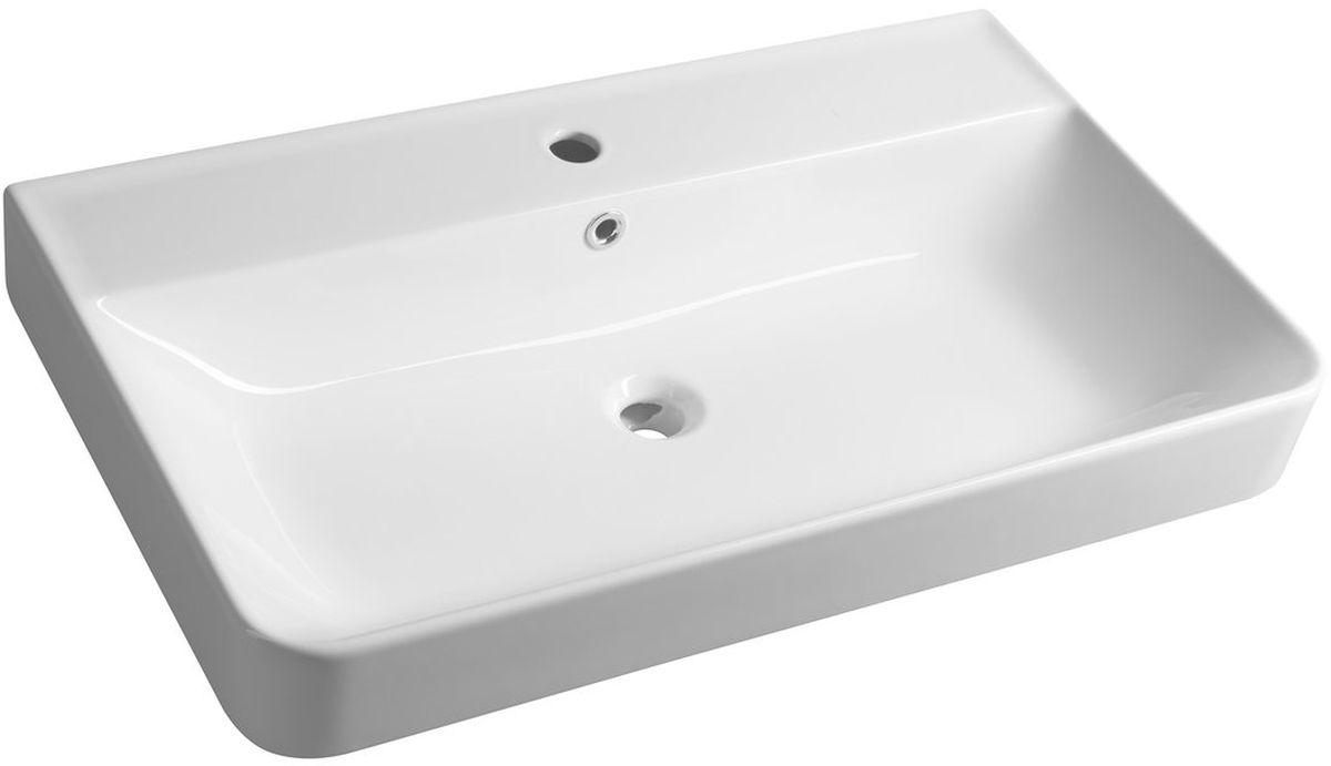 Sapho Gali mosdótál 80.1x47.7 cm négyszögletes klasszikus fehér TU0174