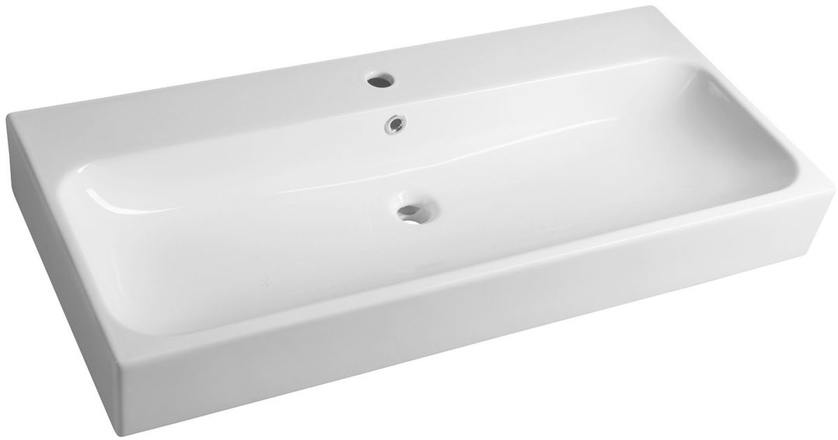 Sapho Toridi mosdótál 101x46.5 cm négyszögletes klasszikus fehér TU0221