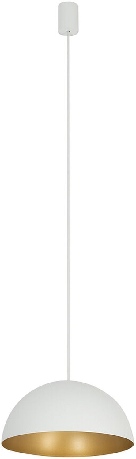 Nowodvorski Lighting Hemisphere függőlámpa 1x12 W fehér-arany 10701