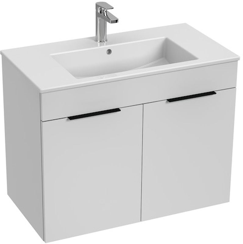 Jika Cube mosdó szekrénnyel 79 cm fehér H4537521763001