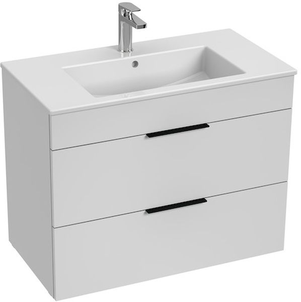 Jika Cube mosdó szekrénnyel 79 cm fehér H4537621763001