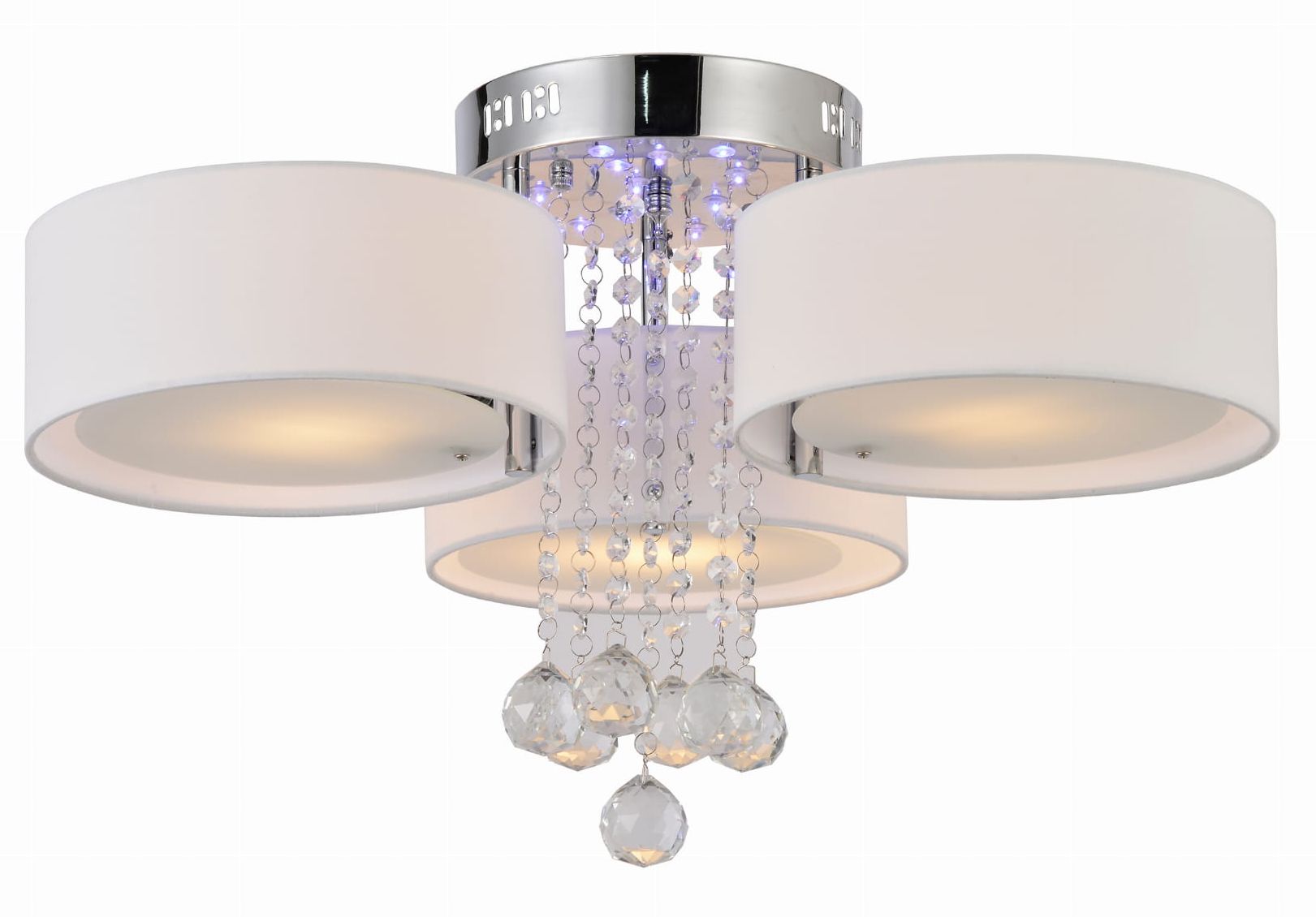 Light Prestige Gambela mennyezeti lámpa 3x40 W fehér-króm LP-991/3CWH