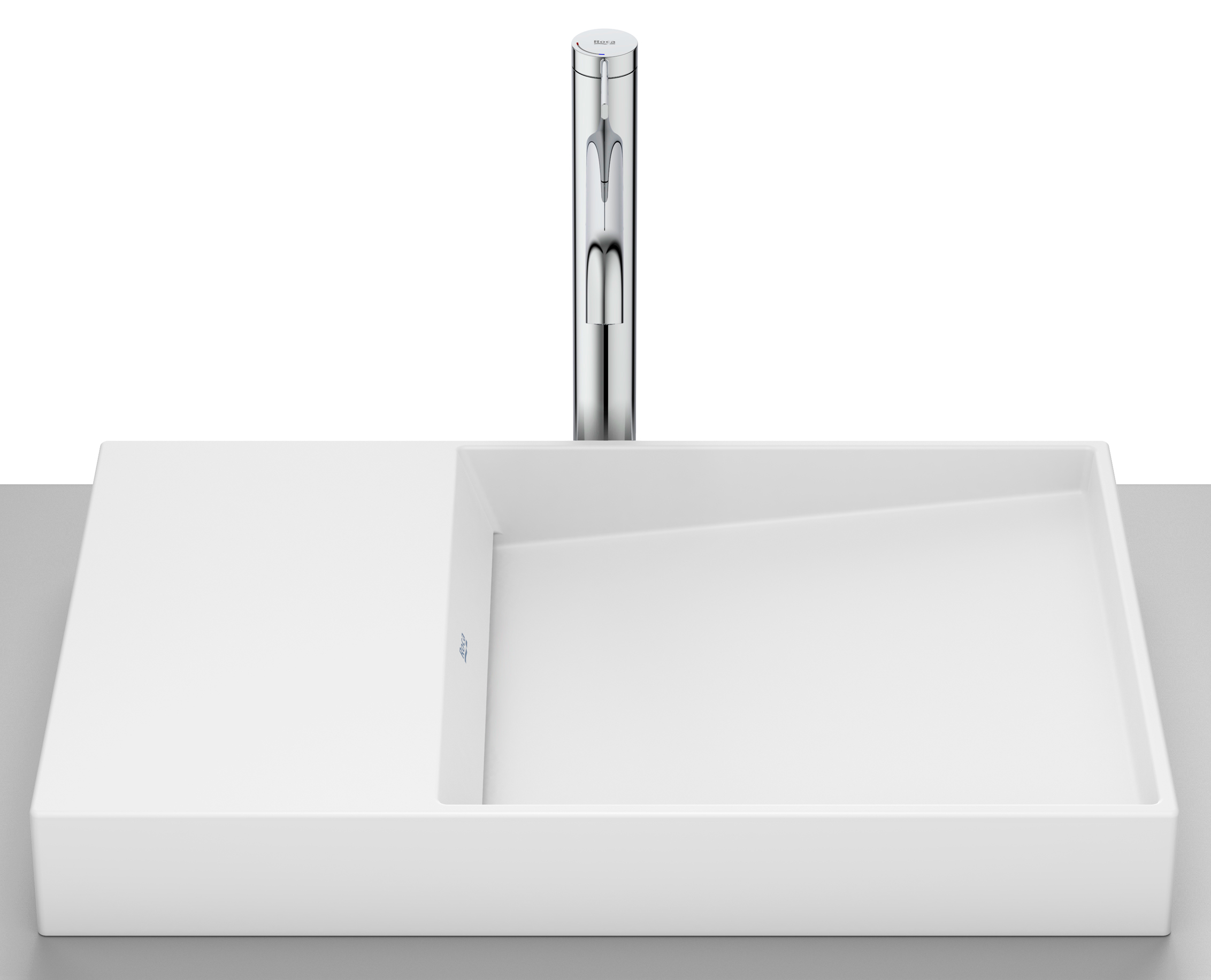 Roca Horizon mosdótál 60x38 cm mosdótálak fehér A32727962B