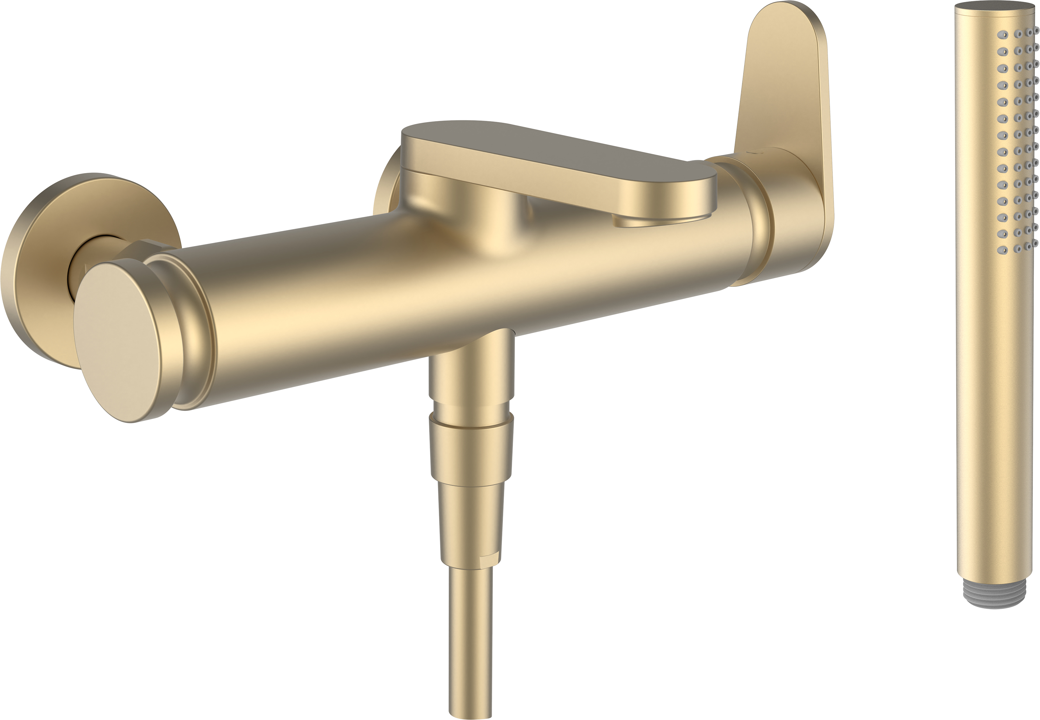 Laufen The New Classic kád és zuhany csaptelep fali arany HF900560462000