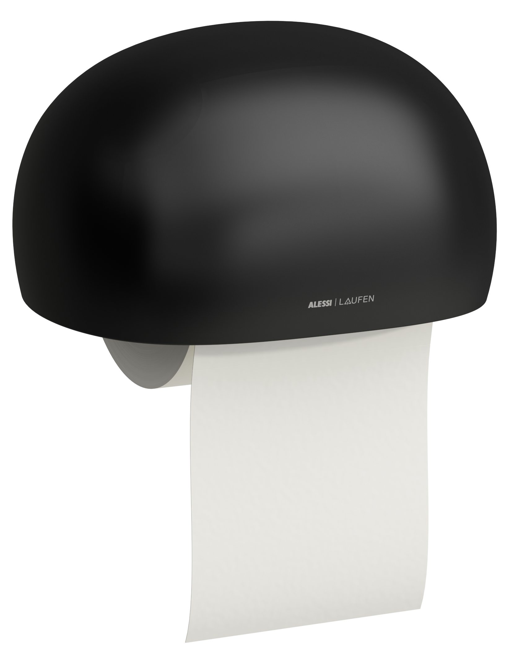 Laufen Il Bagno Alessi wc papír tartó fekete H8709707160001