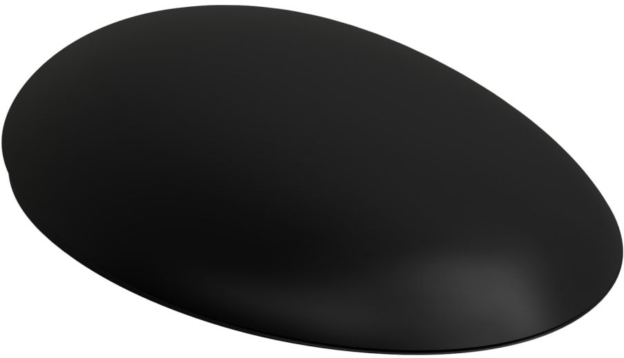 Laufen Il Bagno Alessi wc ülőke lágyan zárodó fekete H8929717160001
