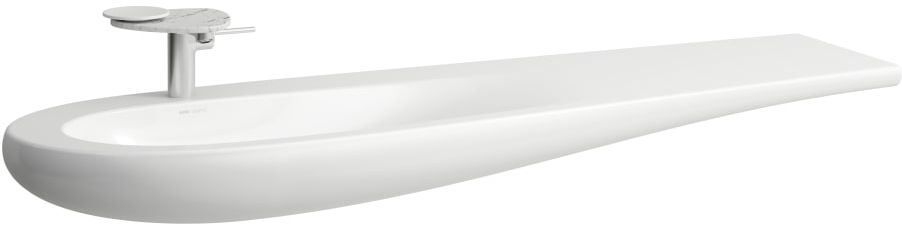 Laufen Il Bagno Alessi mosdótál 160x50 cm klasszikus-beépíthető fehér fényes H8149714001041