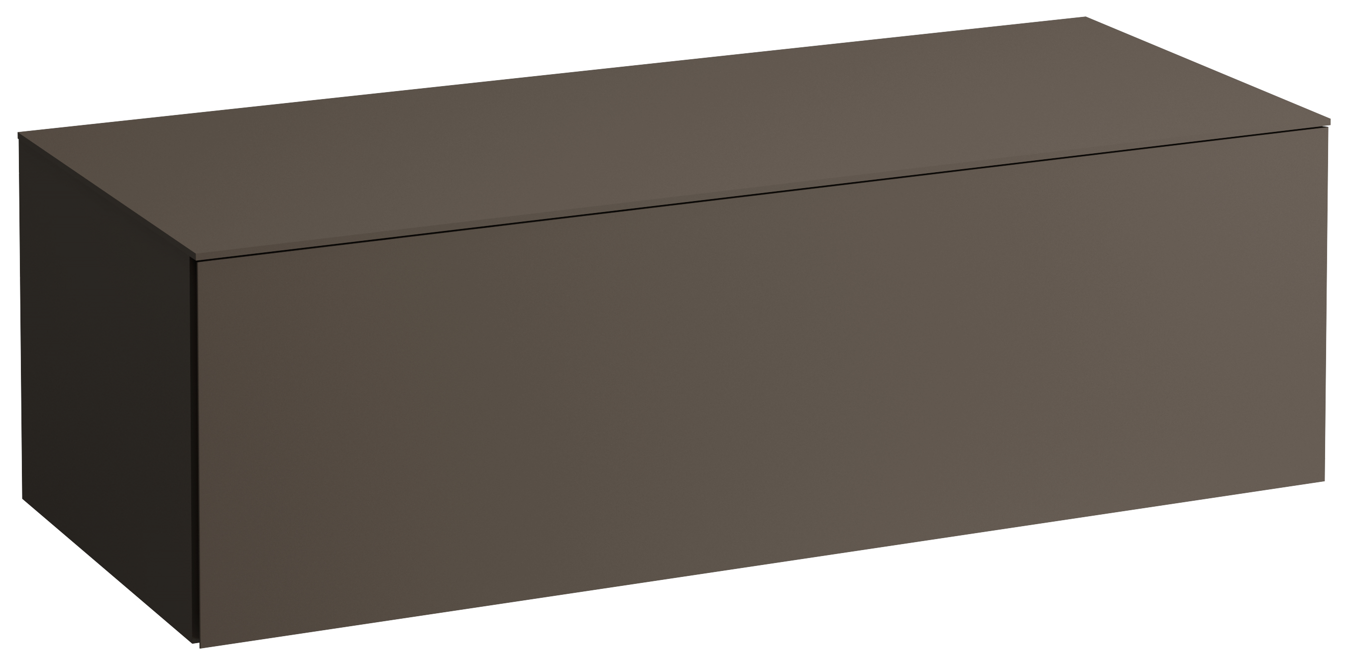 Laufen Il Bagno Alessi szekrény pulttal 120x50x37 cm mosdókagyló alá akasztható gesztenye H4303000974291
