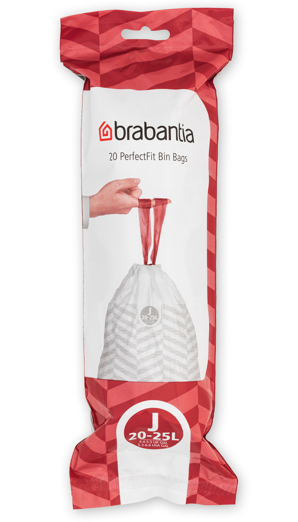 Brabantia PerfectFit szemeteszsákok 25 l fehér 115585