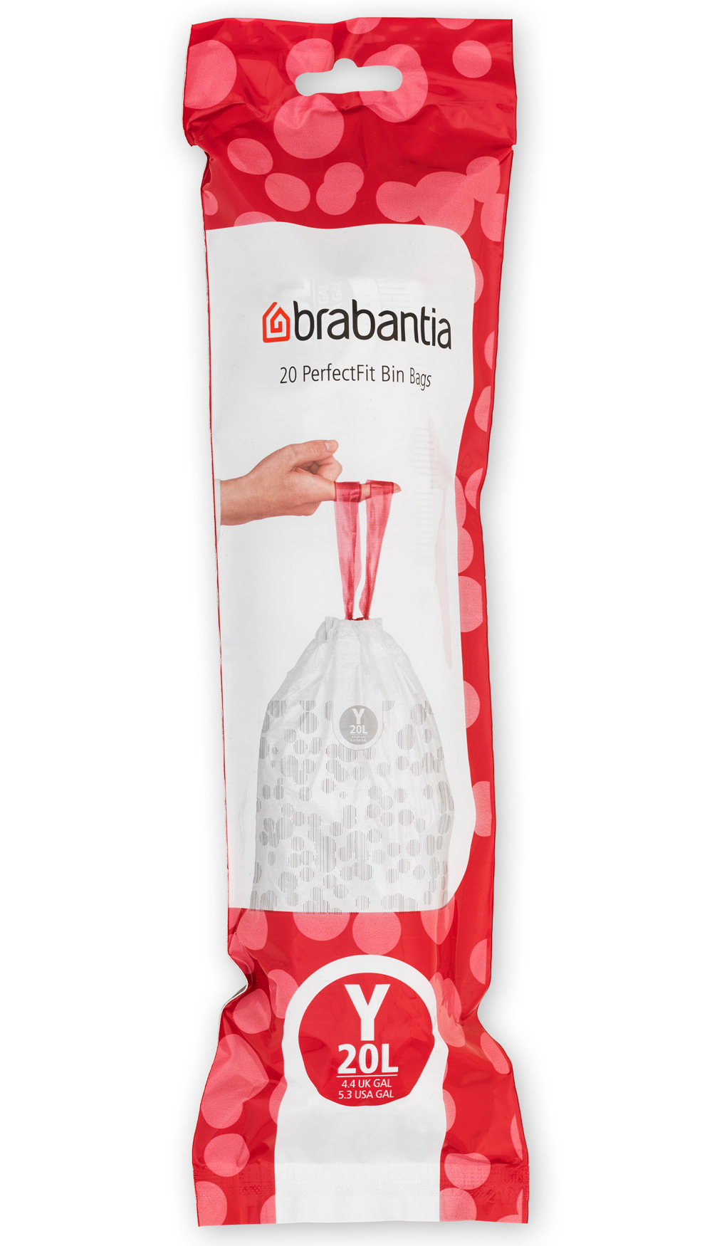 Brabantia PerfectFit szemeteszsákok 20 l fehér 116742