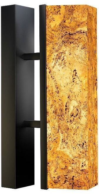 Abigali Marble Stone oldalfali lámpa 1x6 W fekete-bézs MWLS-6616-607Y