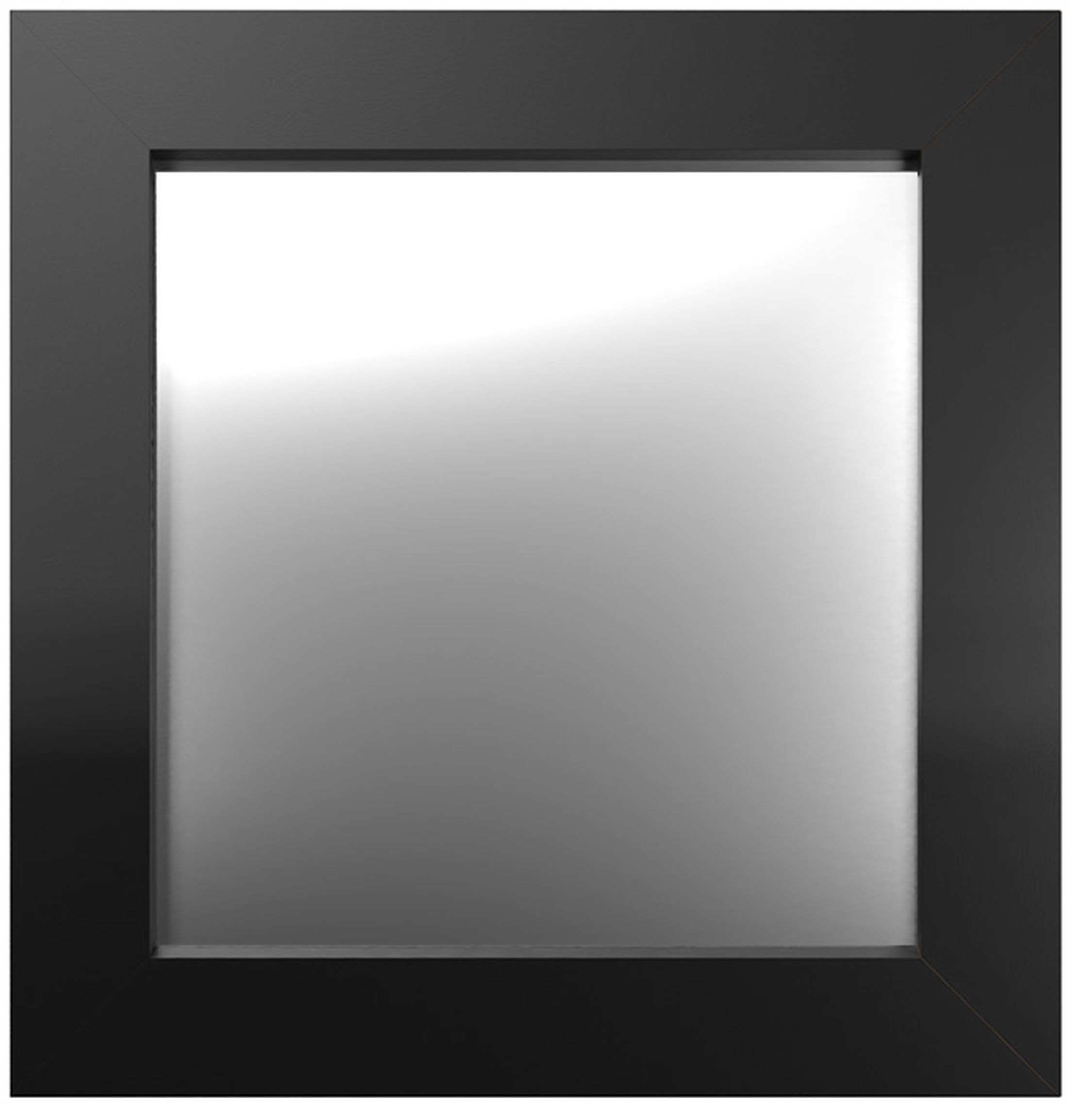 Styler Jyvaskyla tükör 60x60 cm négyzet fekete LU-12325