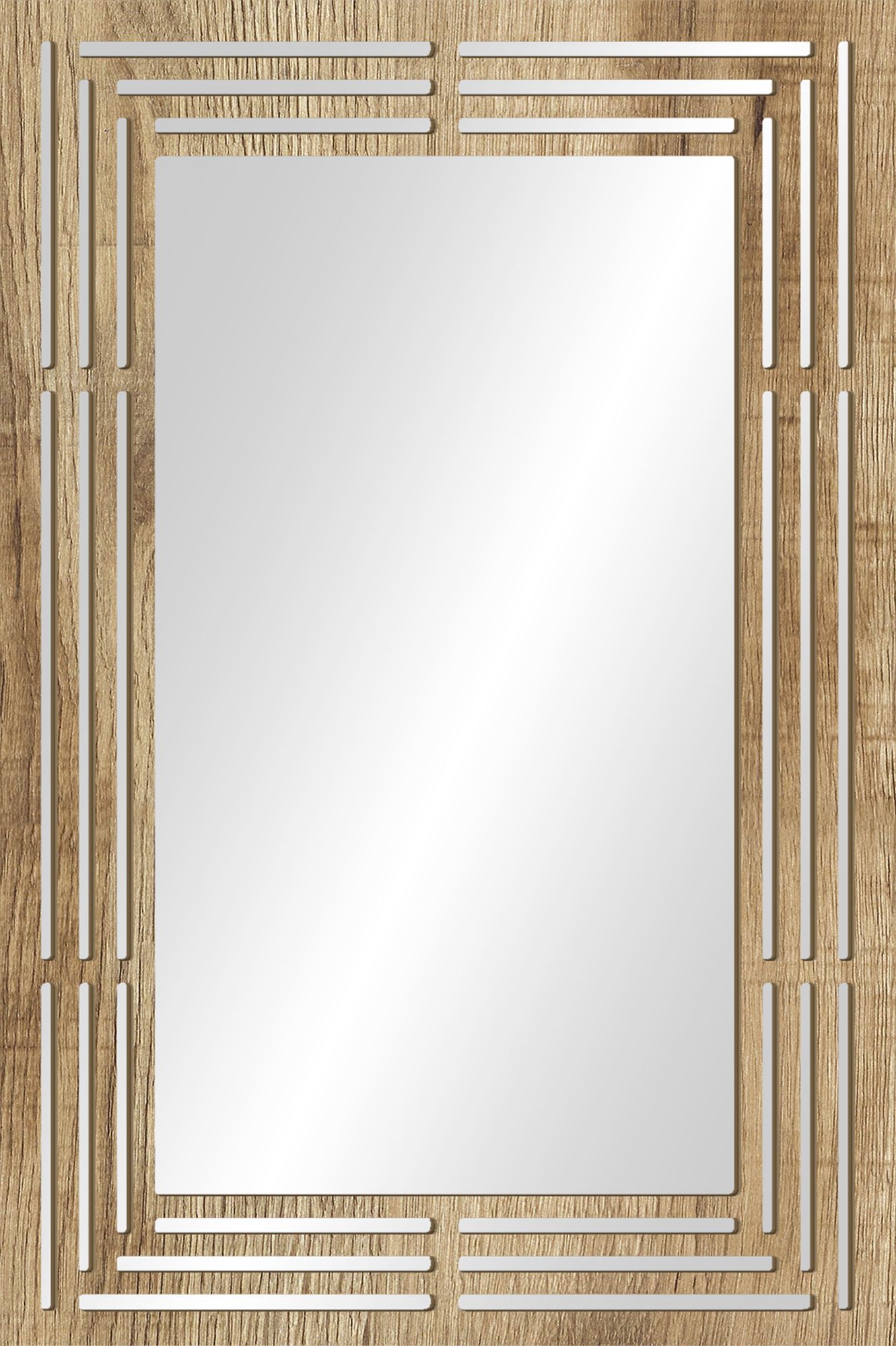 Styler Ornament tükör 40x60 cm négyszögletes fa LU-12317