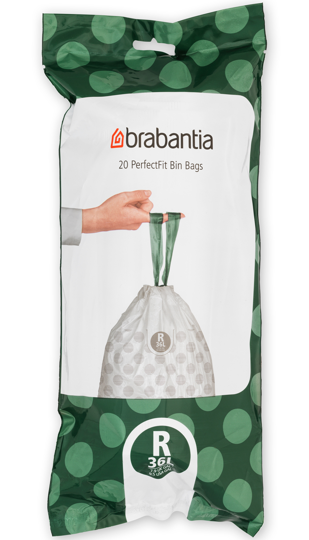 Brabantia PerfectFit szemeteszsákok 36 l fehér 138508