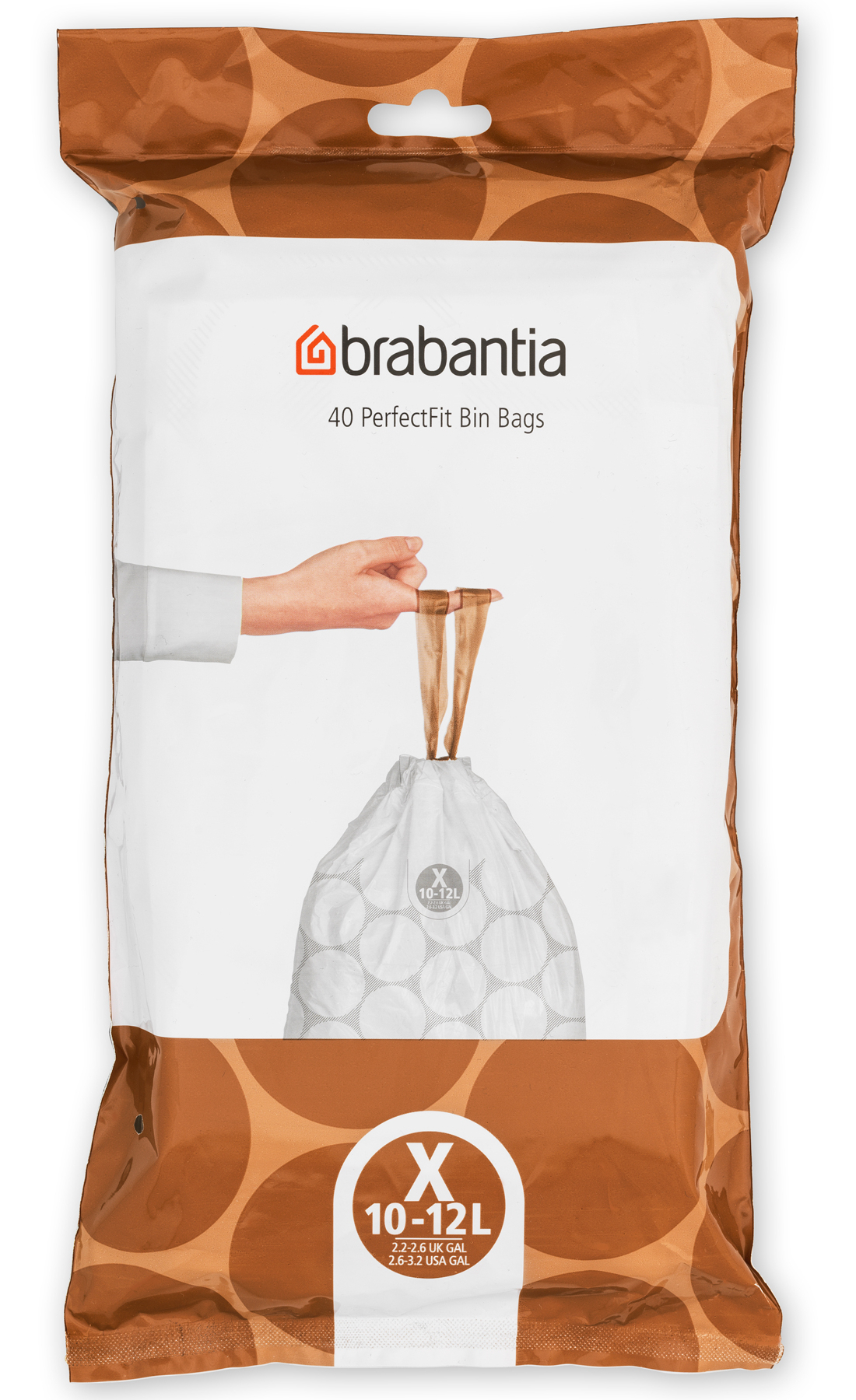 Brabantia PerfectFit szemeteszsákok 12 l fehér 138041