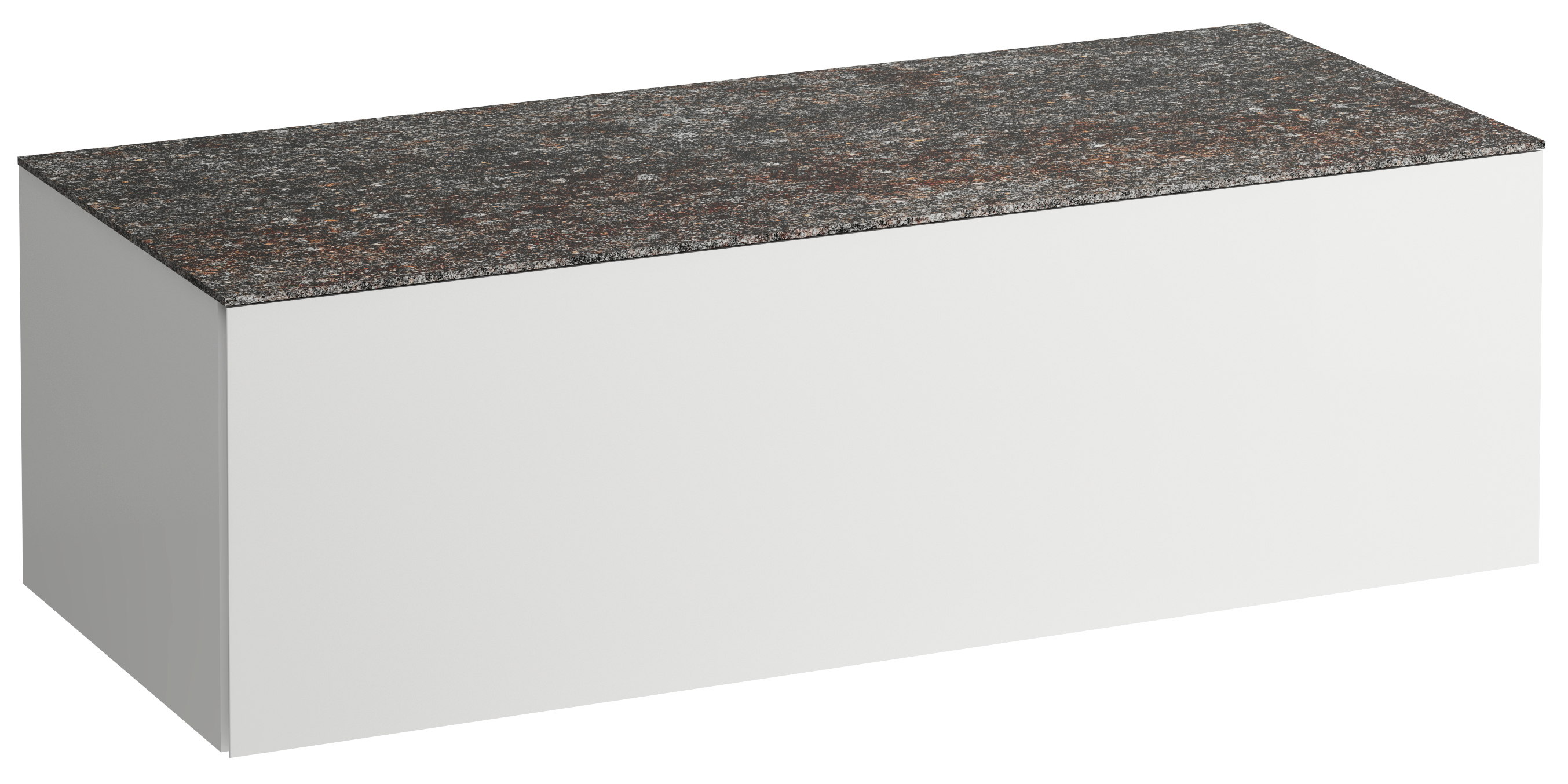 Laufen Il Bagno Alessi szekrény pulttal 120x50x37 cm mosdókagyló alá akasztható fehér H4323000972601