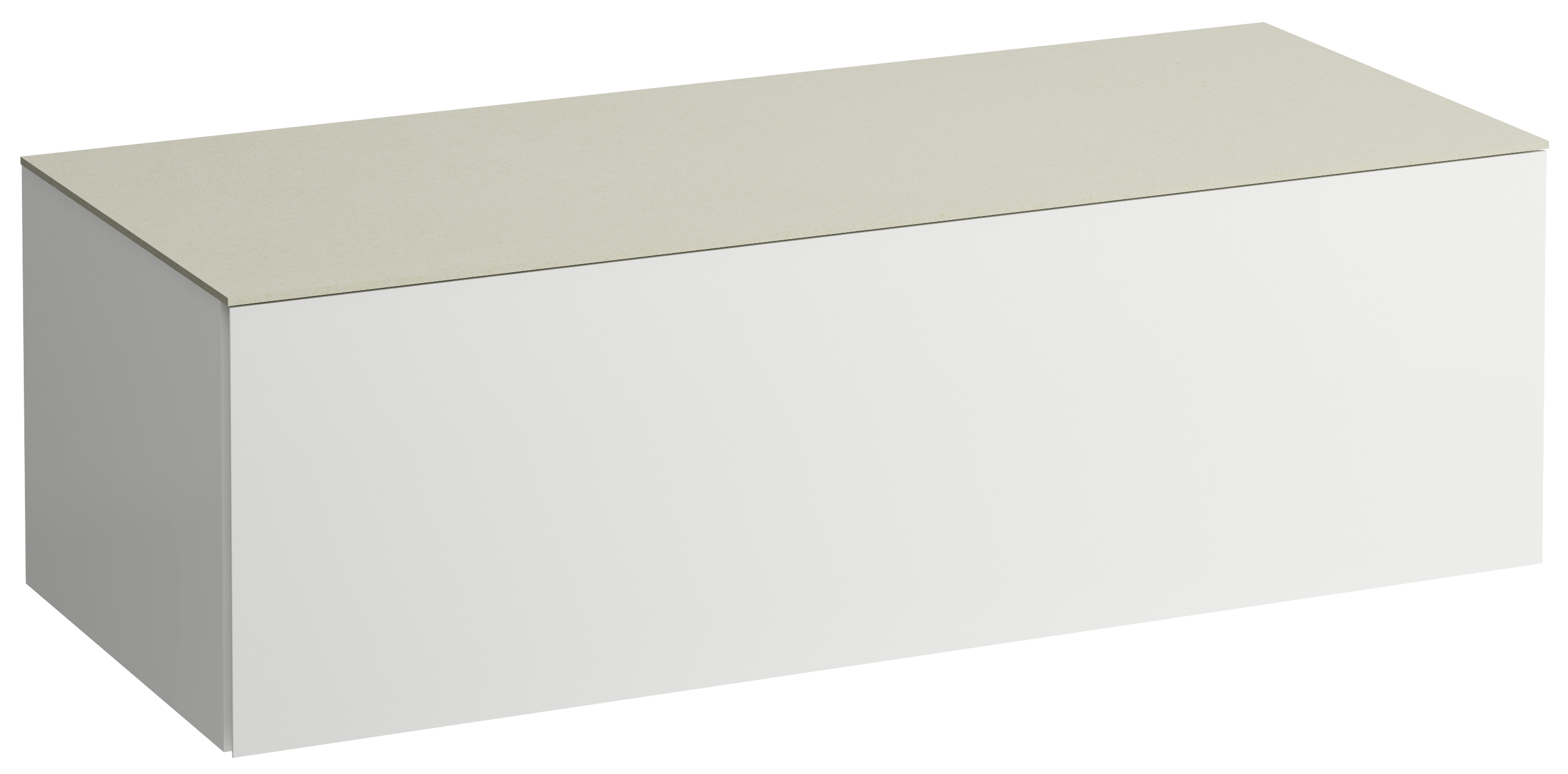 Laufen Il Bagno Alessi szekrény pulttal 120x50x37 cm mosdókagyló alá akasztható fehér H4313000972601