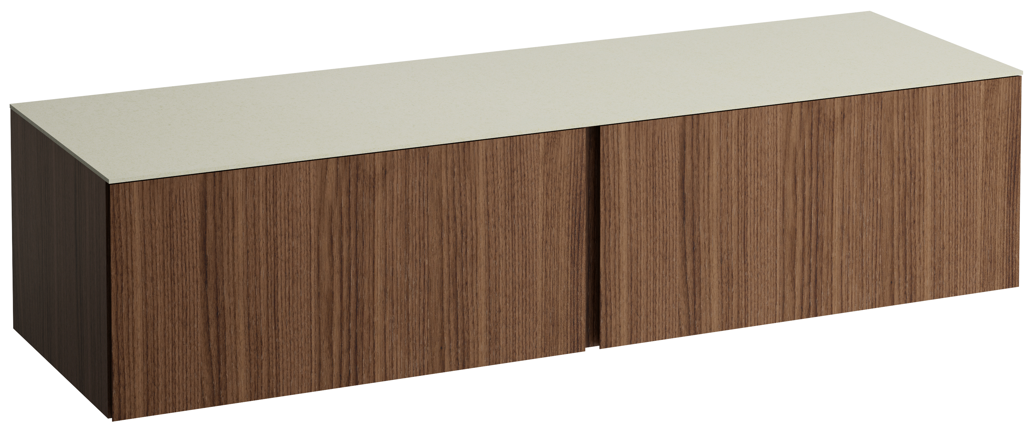 Laufen Il Bagno Alessi szekrény pulttal 160x50x37 cm mosdókagyló alá akasztható H4313300976301