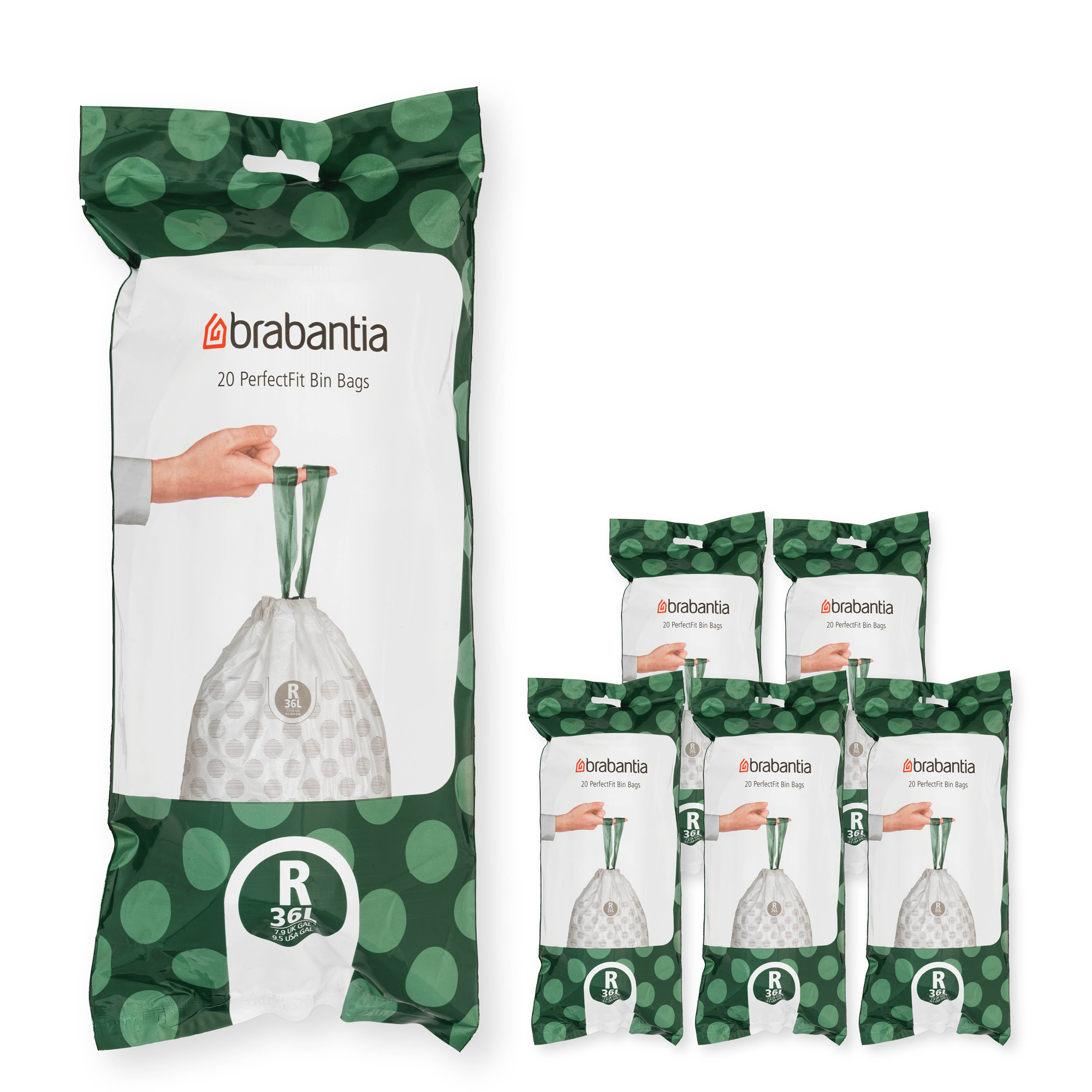 Brabantia PerfectFit szemeteszsákok 138584