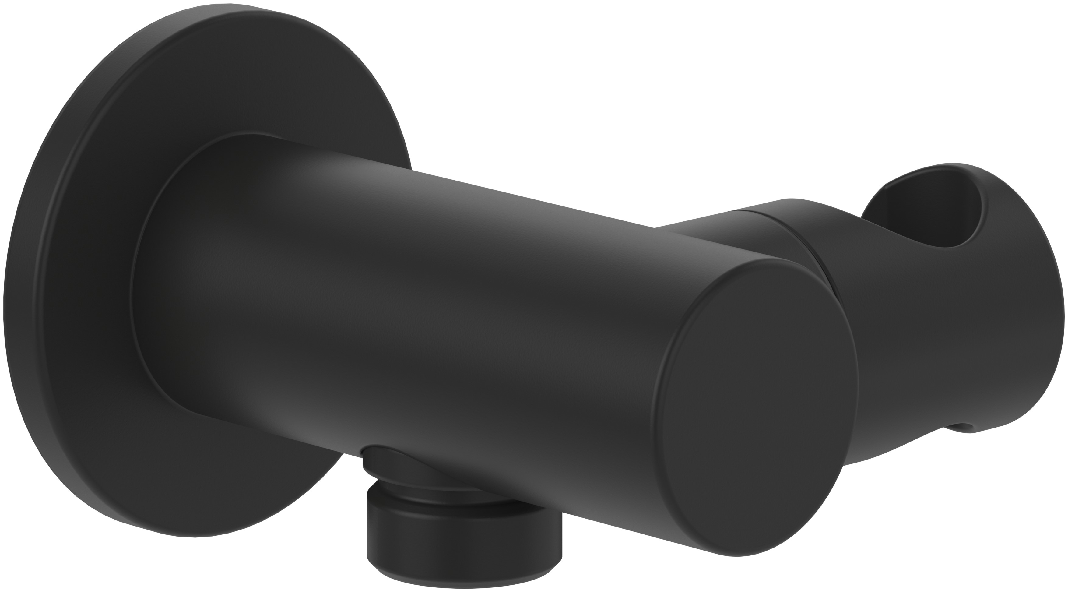 Villeroy & Boch Universal Showers zuhanytartó fali szögcsatlakozóval fekete TVC000462000K5