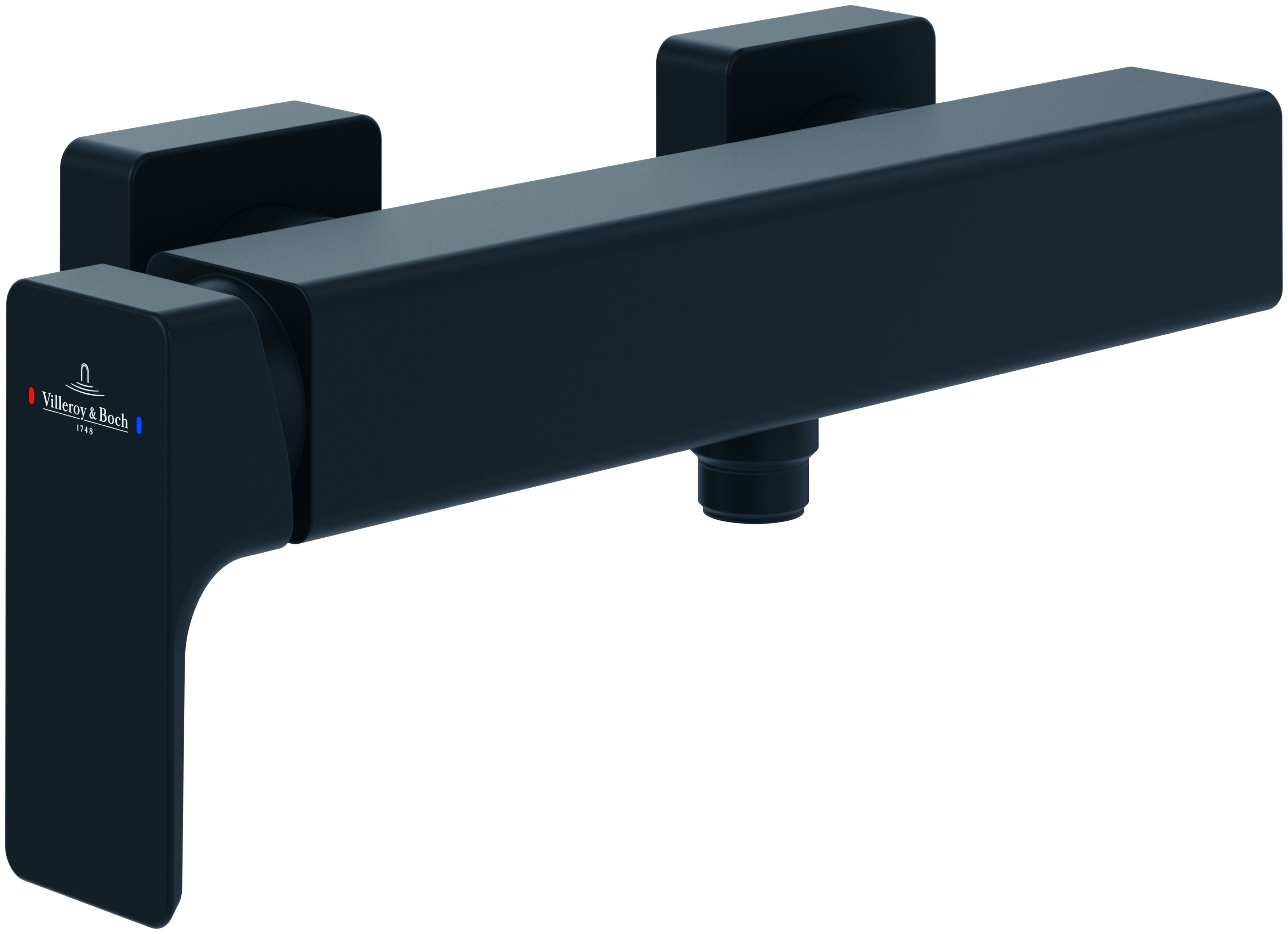 Villeroy & Boch Subway 3.0 zuhanycsaptelep fal fekete TVS112001000K5