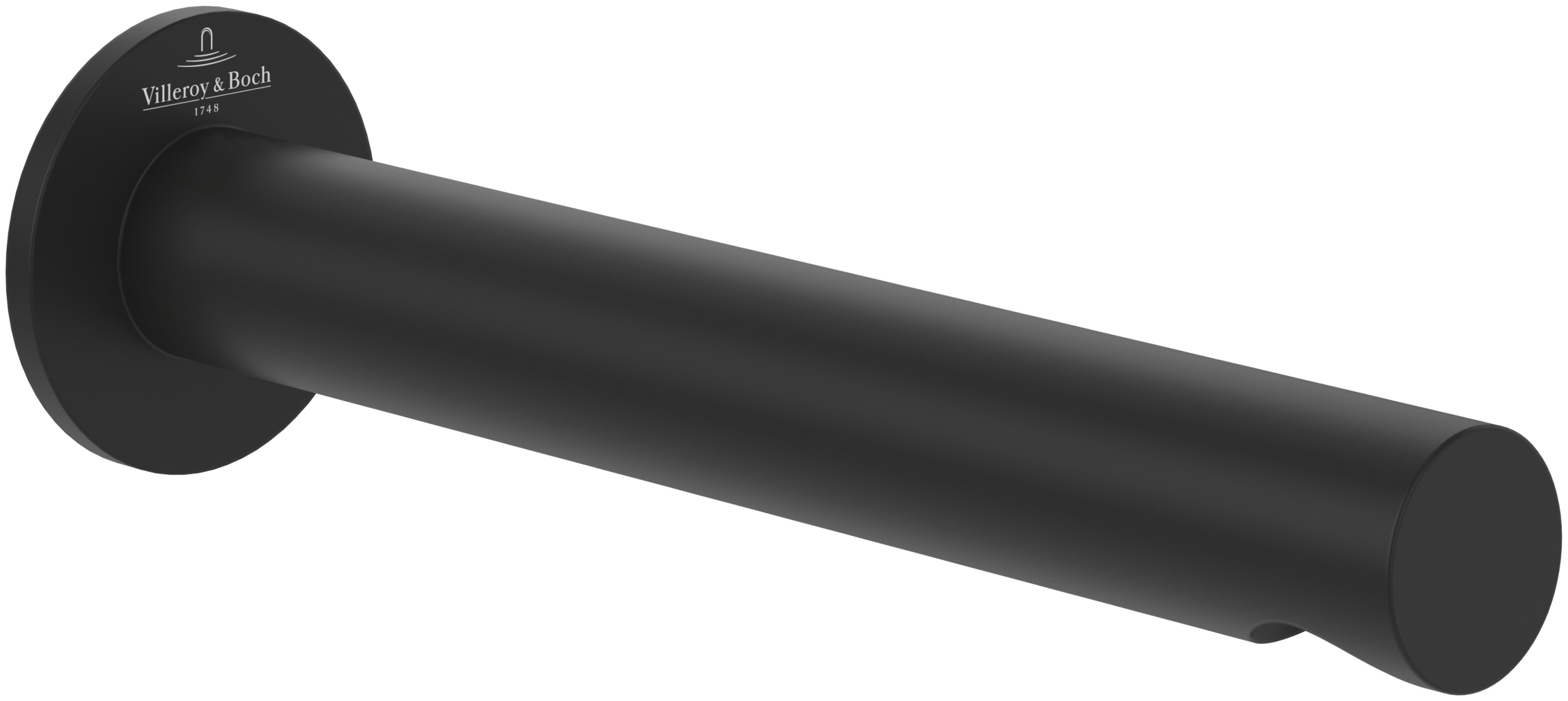 Villeroy & Boch Loop & Friends kifolyócső csaptelep fürdőkádhoz fekete TVT106505153K5