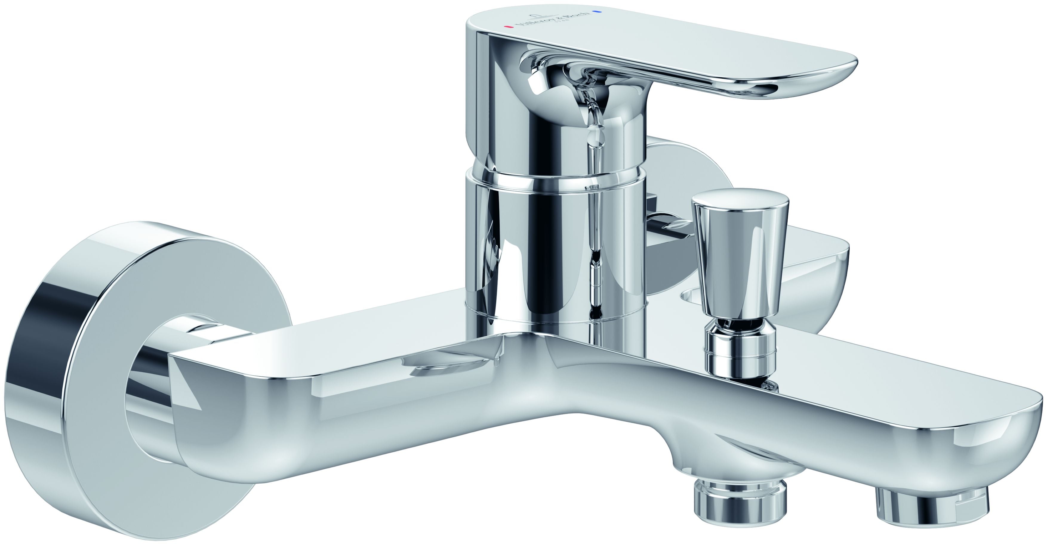 Villeroy & Boch O.Novo kád és zuhany csaptelep fali króm TVT10400100061