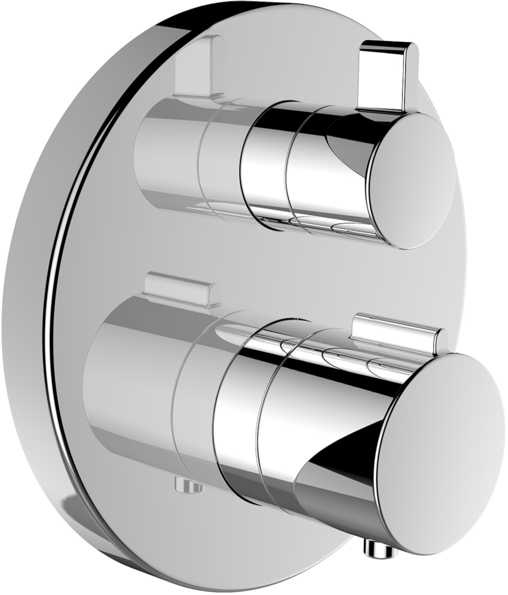 Laufen City Therm kád és zuhany csaptelep süllyesztett z termosztáttal króm HF905475100000
