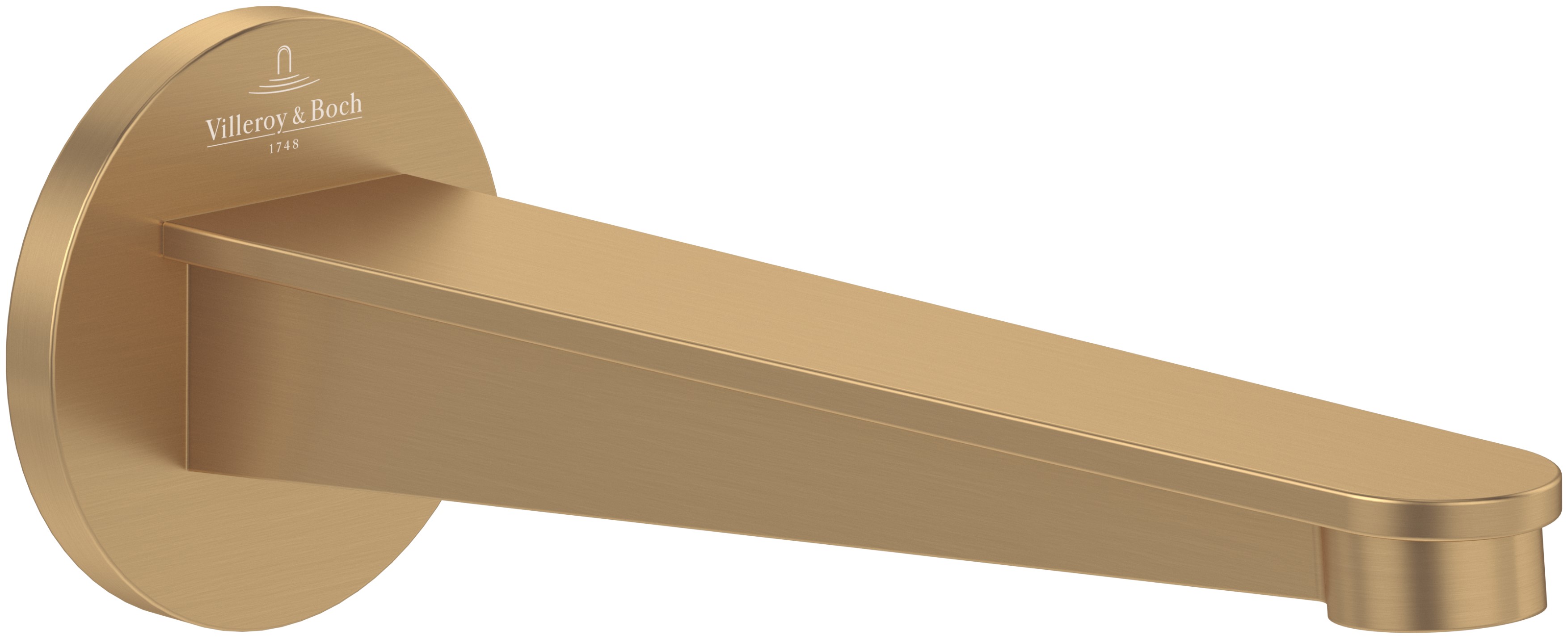 Villeroy & Boch Conum kifolyócső csaptelep fürdőkádhoz arany TVT12700300076