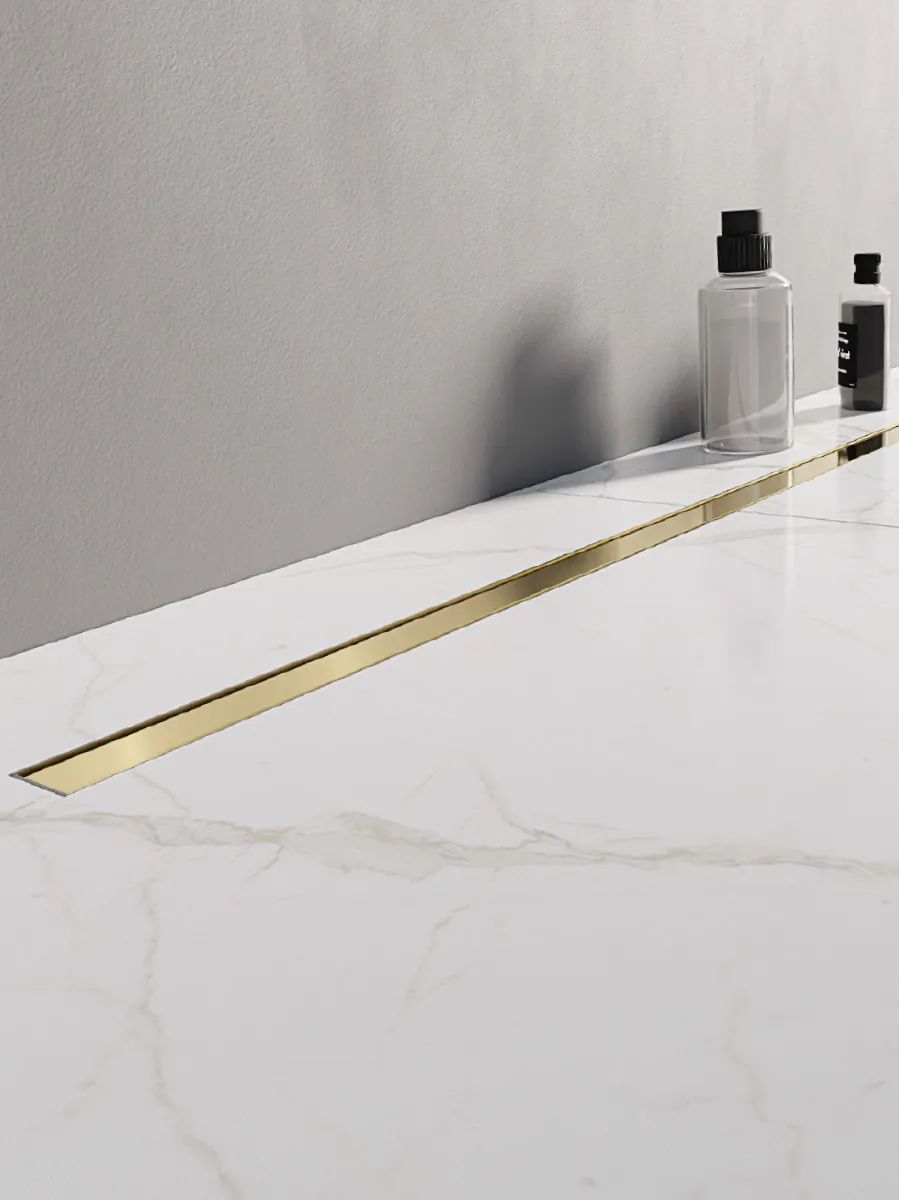 New Trendy Visio Slim Gold lineáris lefolyó 90 cm arany OL-0074