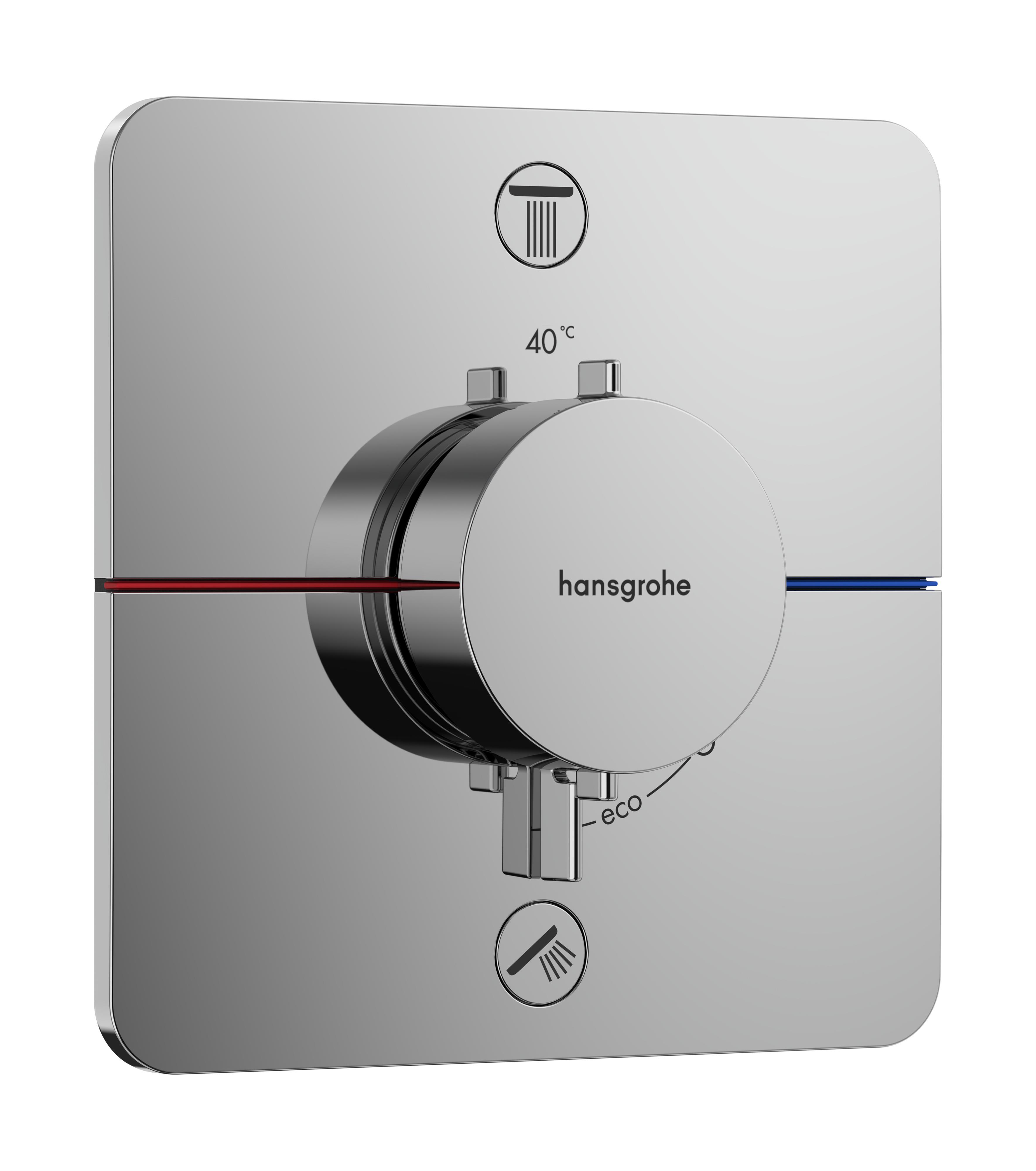 Hansgrohe ShowerSelect Comfort Q kád és zuhany csaptelep süllyesztett igen króm 15583000