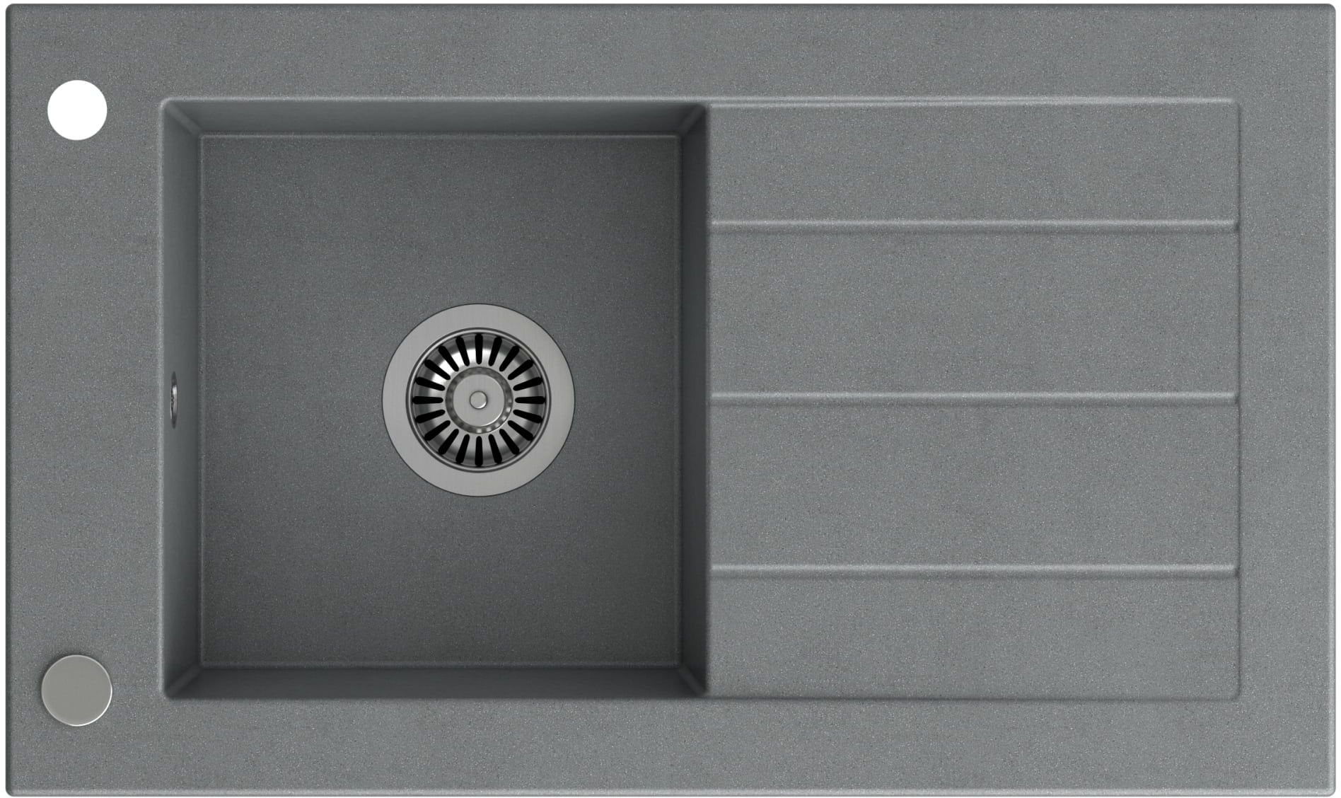 Quadron Will graniteq mosogató 77.2x46 cm szürke/grafit/onix HCQW7846SZK