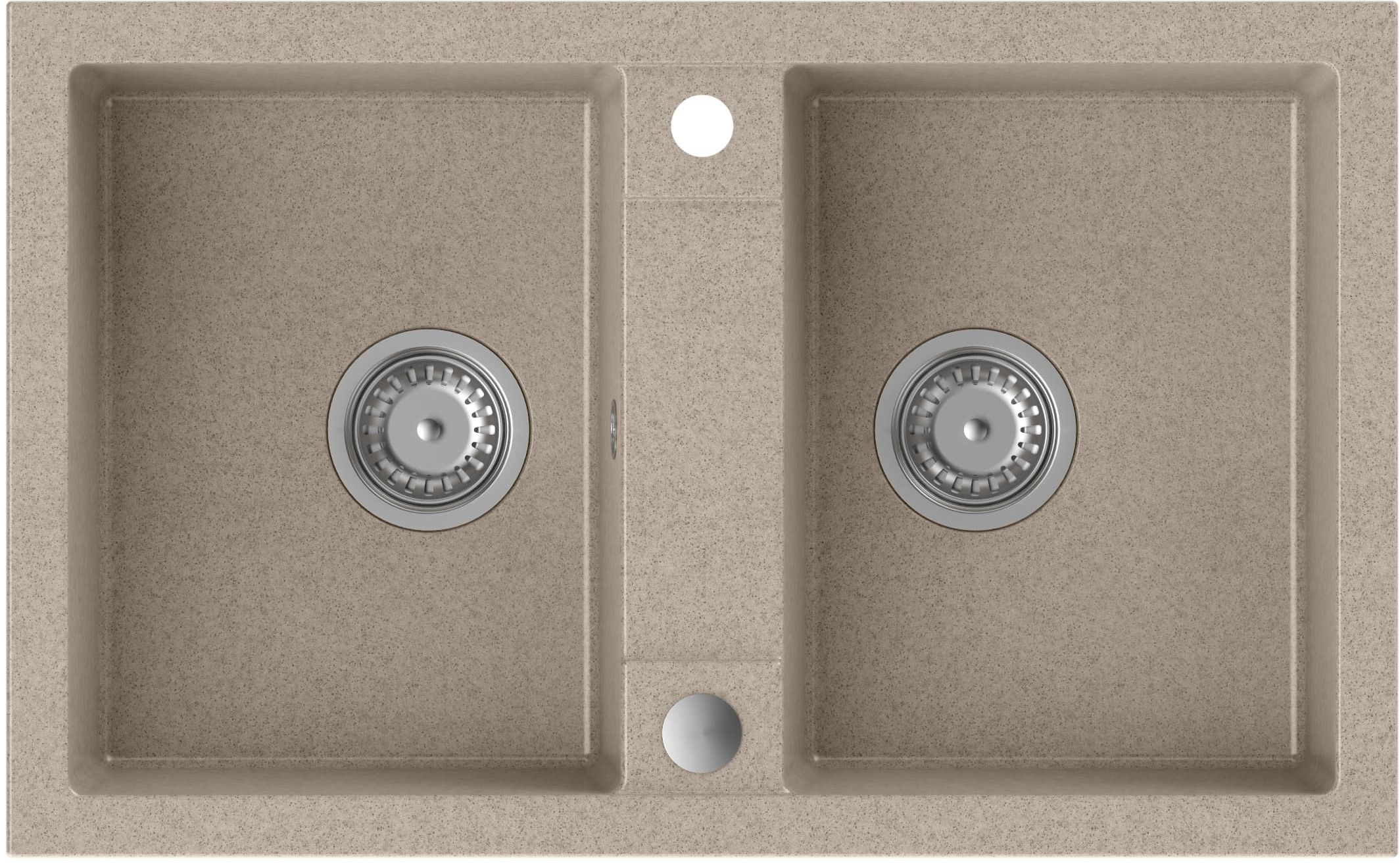 Quadron Denzel graniteq mosogató 78x48 cm bézs HDQ27848BEZK