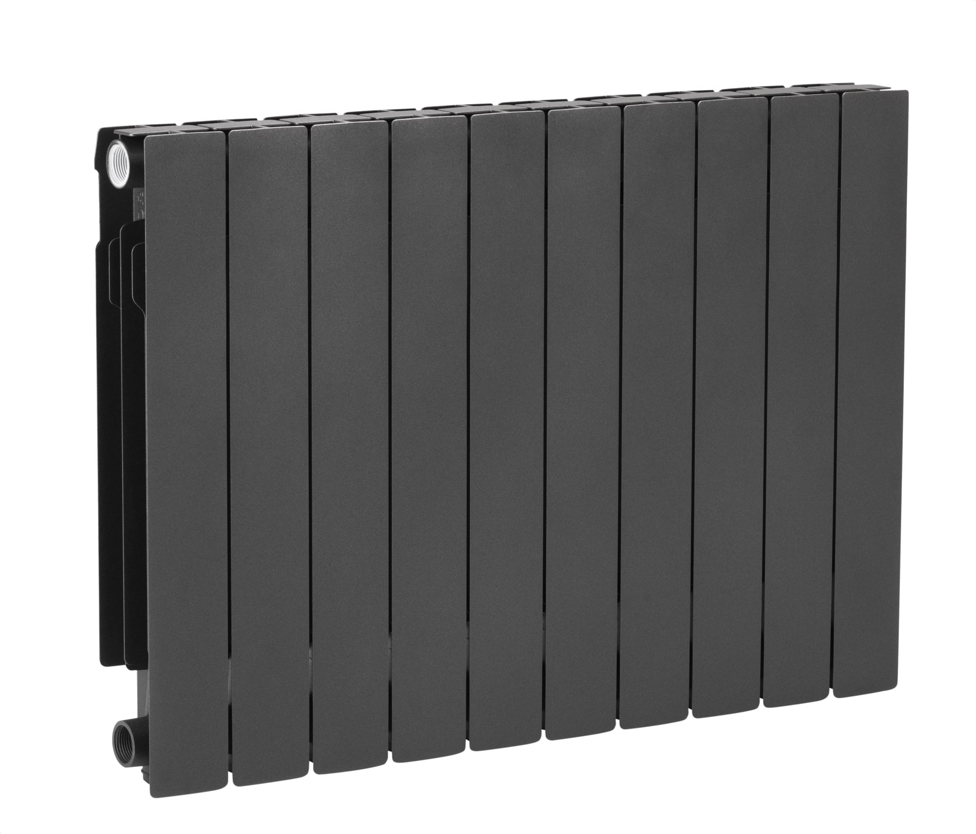 KFA Armatura ADR szobai radiátor 57x80.5 cm podłączenie oldalsó grafit 763-100-61