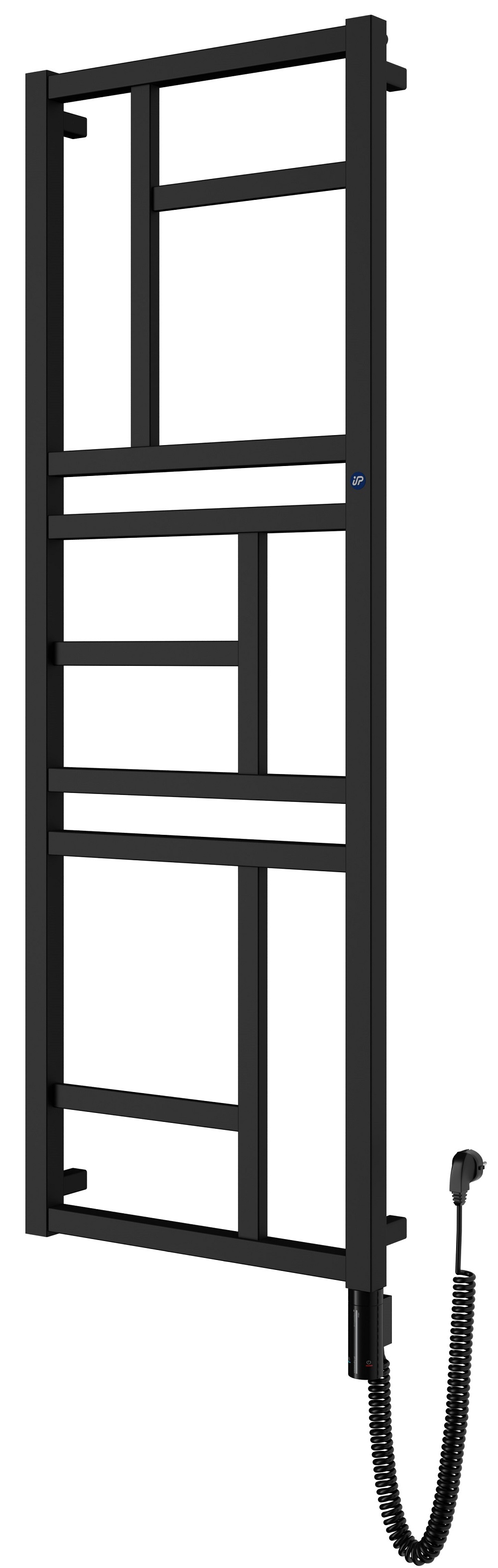 Instal Projekt Mondrian elektromos fűtés 174x60 cm fekete MONE-60/170C31+GH-06C2
