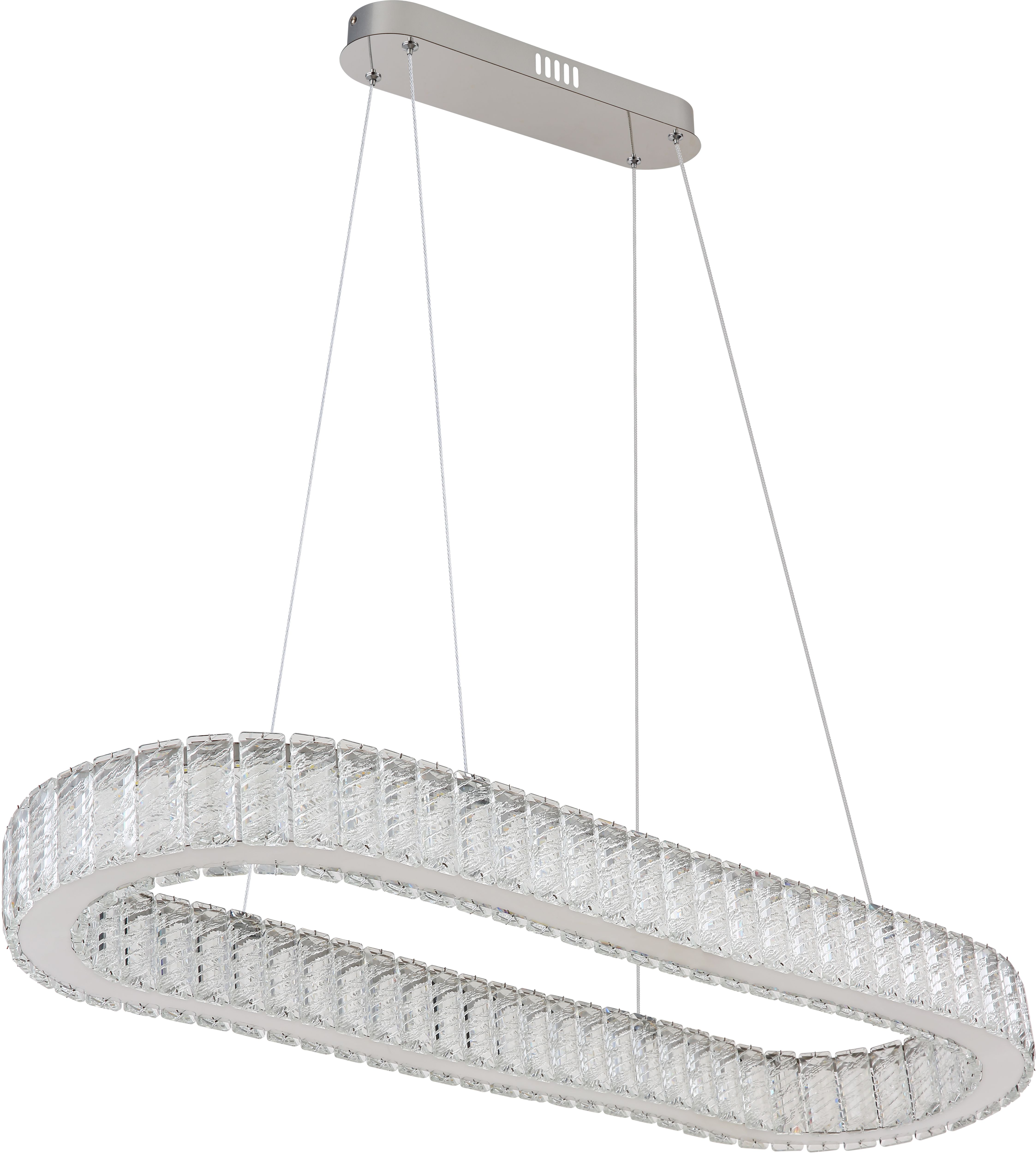 Globo Lighting Mucky függőlámpa 1x58 W króm-kristály 67162-58