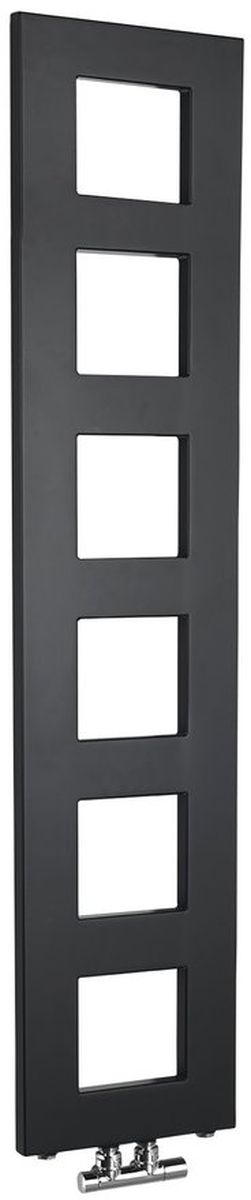Sapho Block fürdőszoba radiátor dekoratív 133x28 cm fekete IR181
