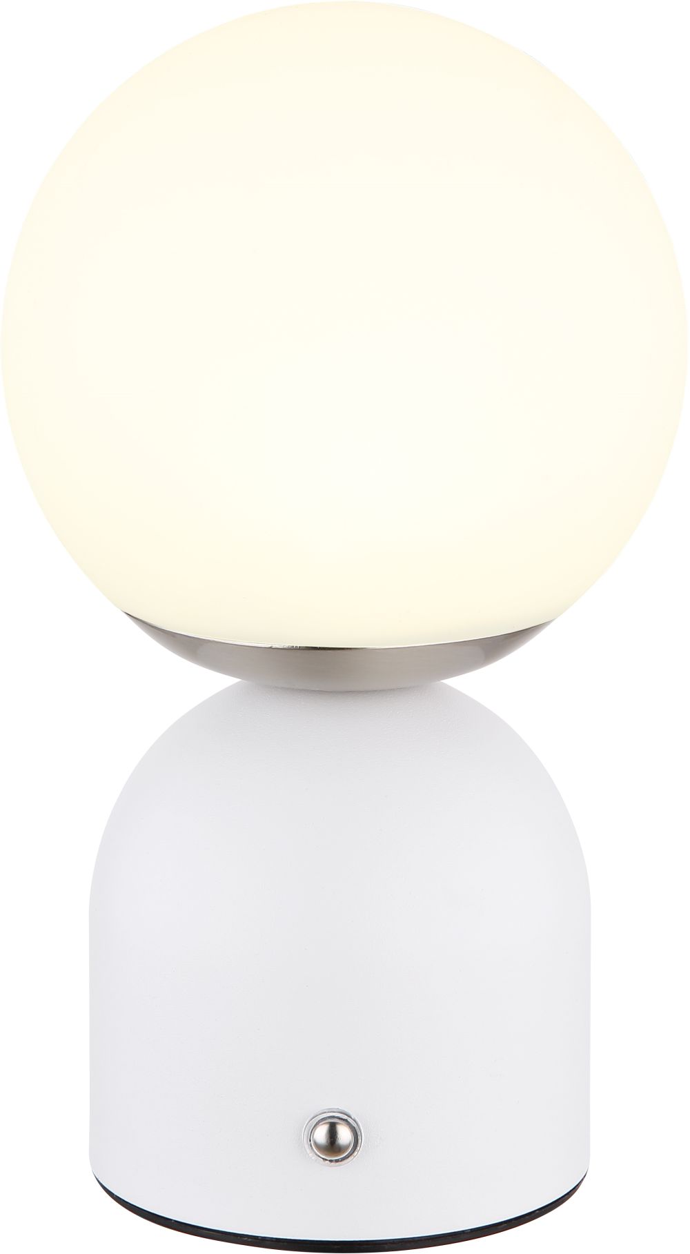 Globo Lighting Julsy asztali lámpa 1x2.5 W fehér-nikkel 21006W
