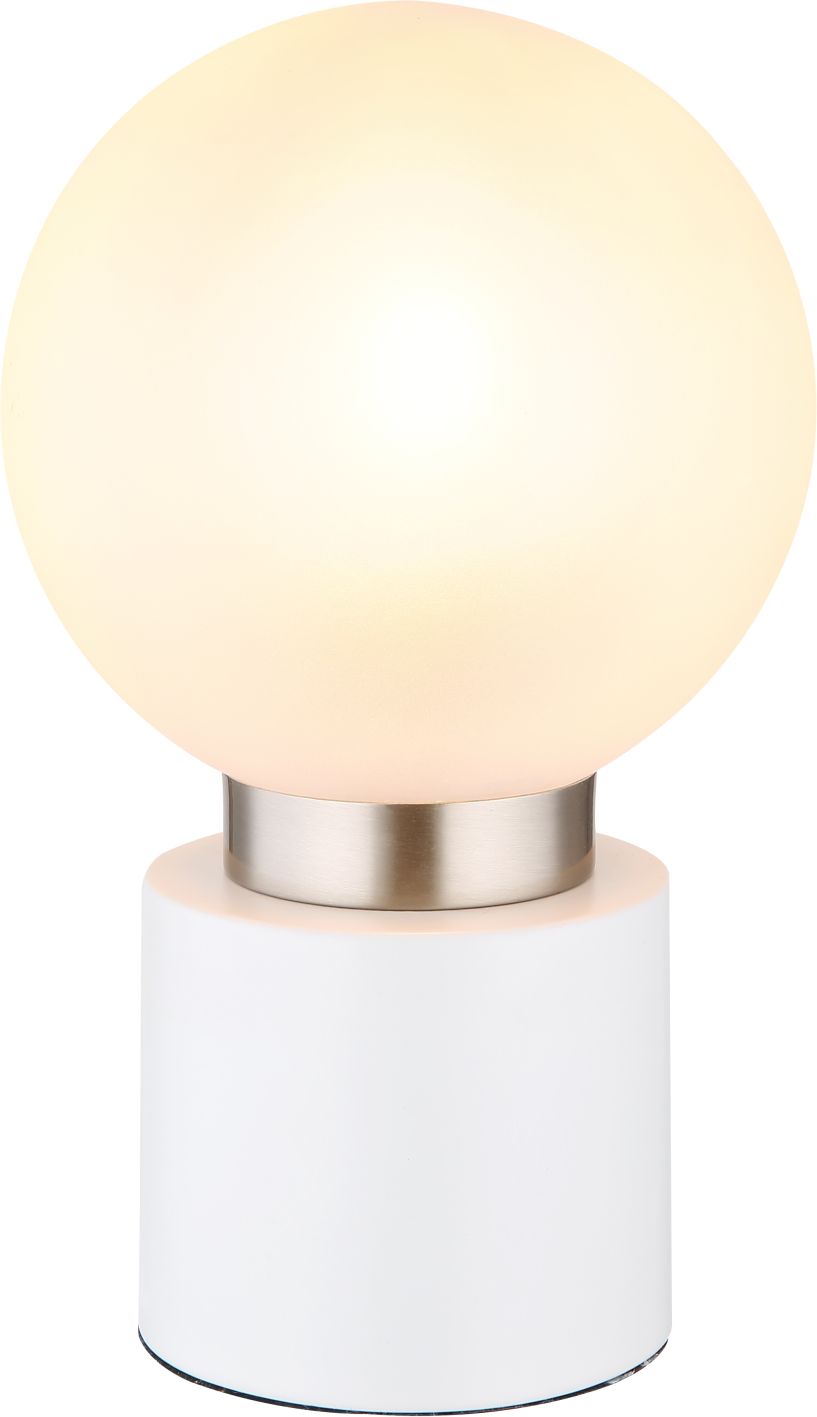 Globo Lighting Marka asztali lámpa 1x25 W fehér-szatén 21003WN