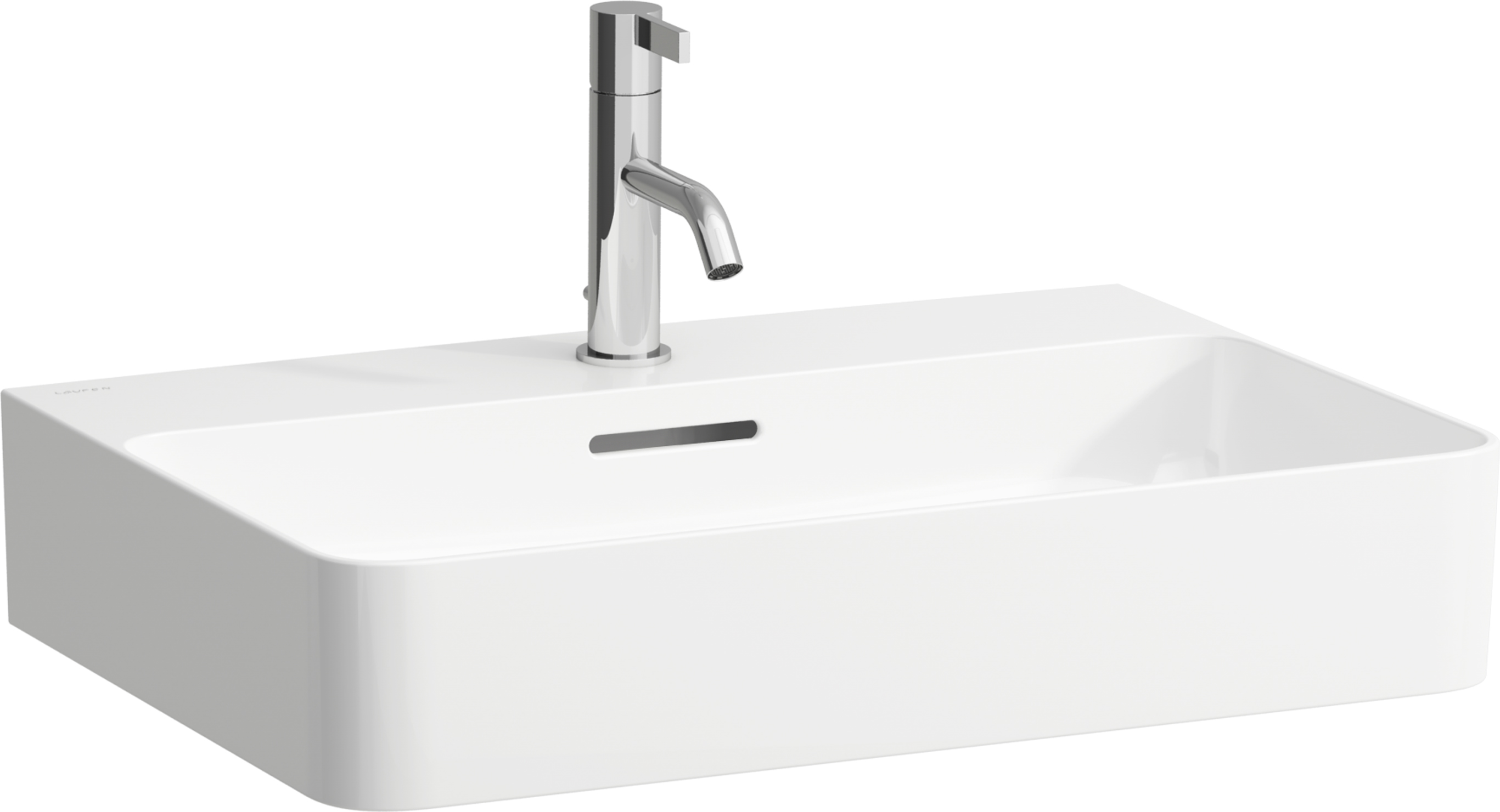 Laufen Val mosdótál 60x42 cm négyszögletes klasszikus-mosdótálak fehér fényes H8162834001091