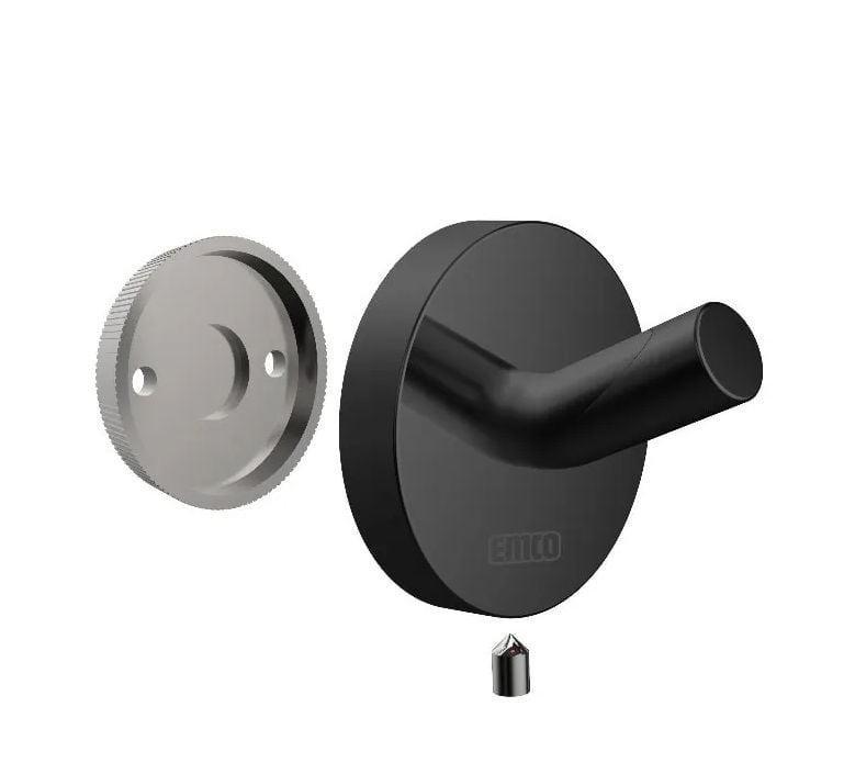Emco Round törölközőtartó fekete 437513300